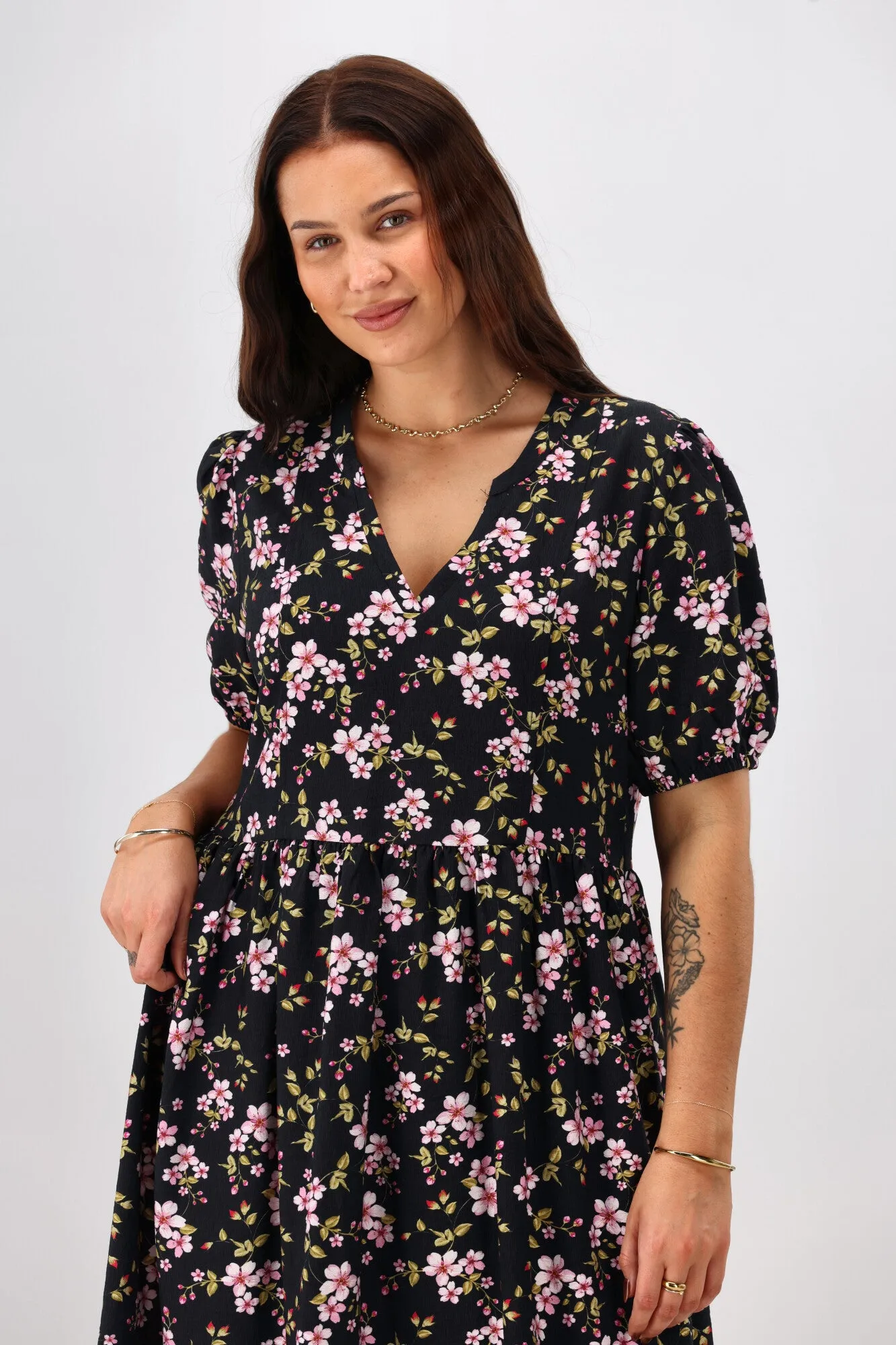 Gloss The Label Sakura Mini Dress Enchanted Floral