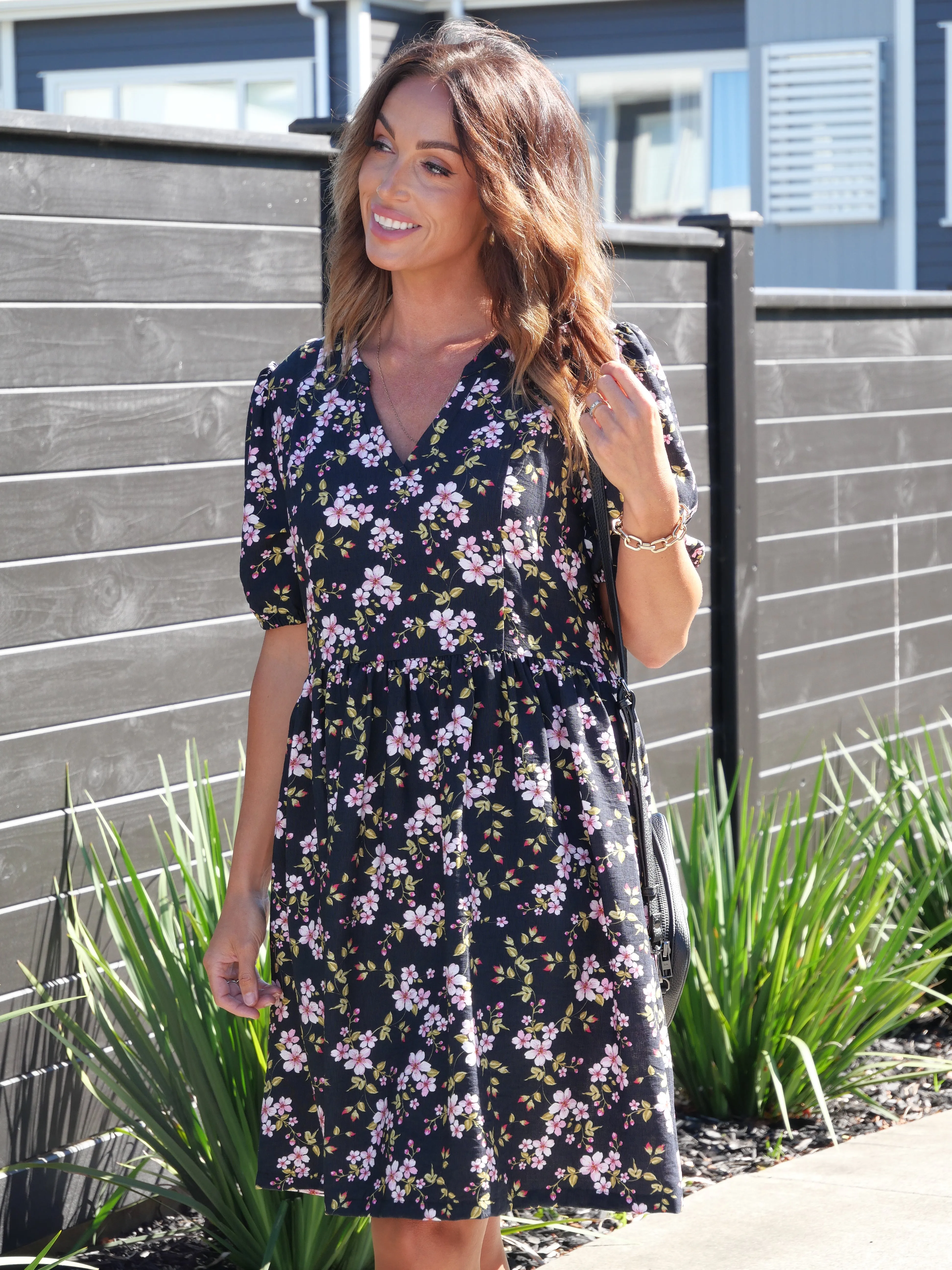 Gloss The Label Sakura Mini Dress Enchanted Floral