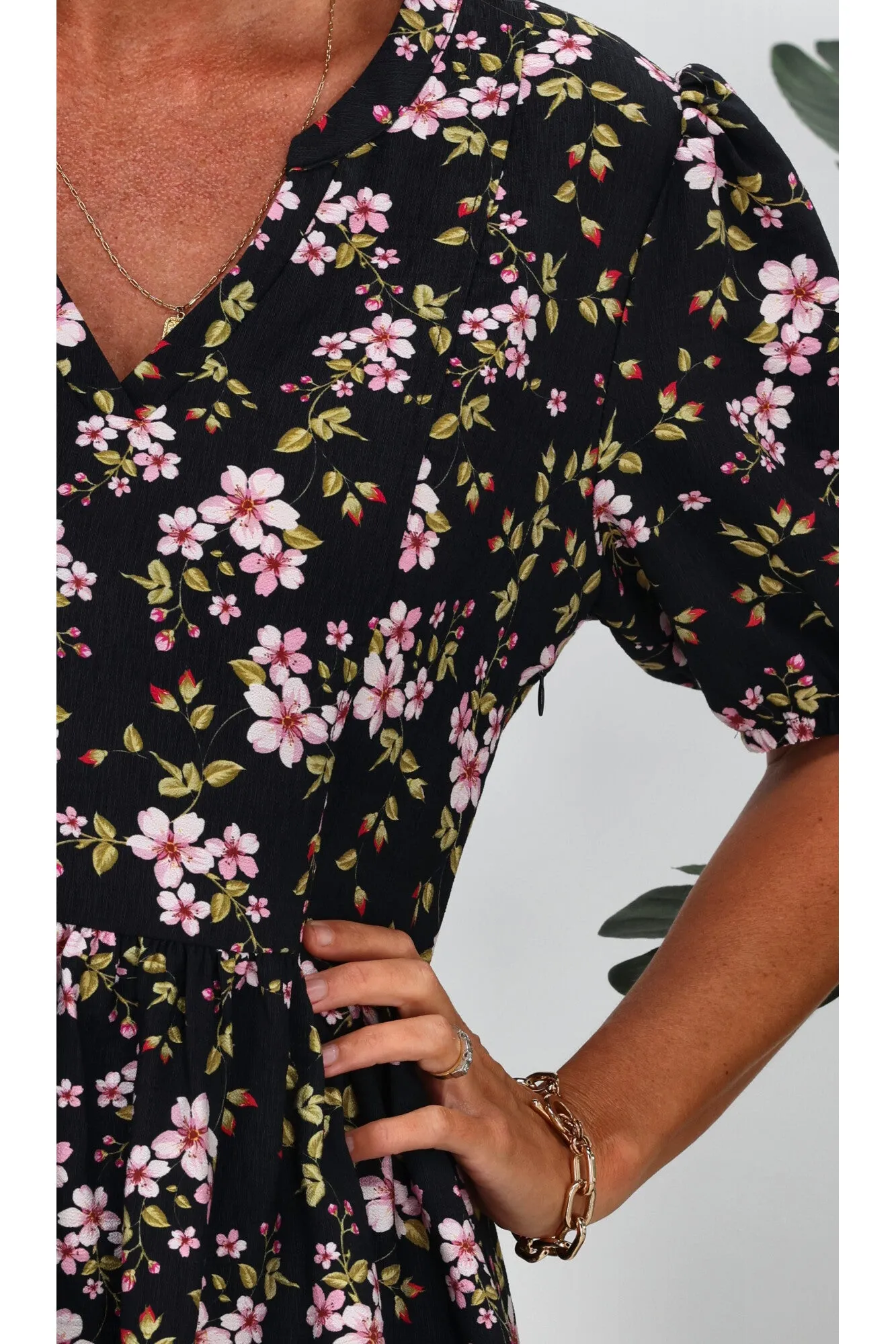 Gloss The Label Sakura Mini Dress Enchanted Floral