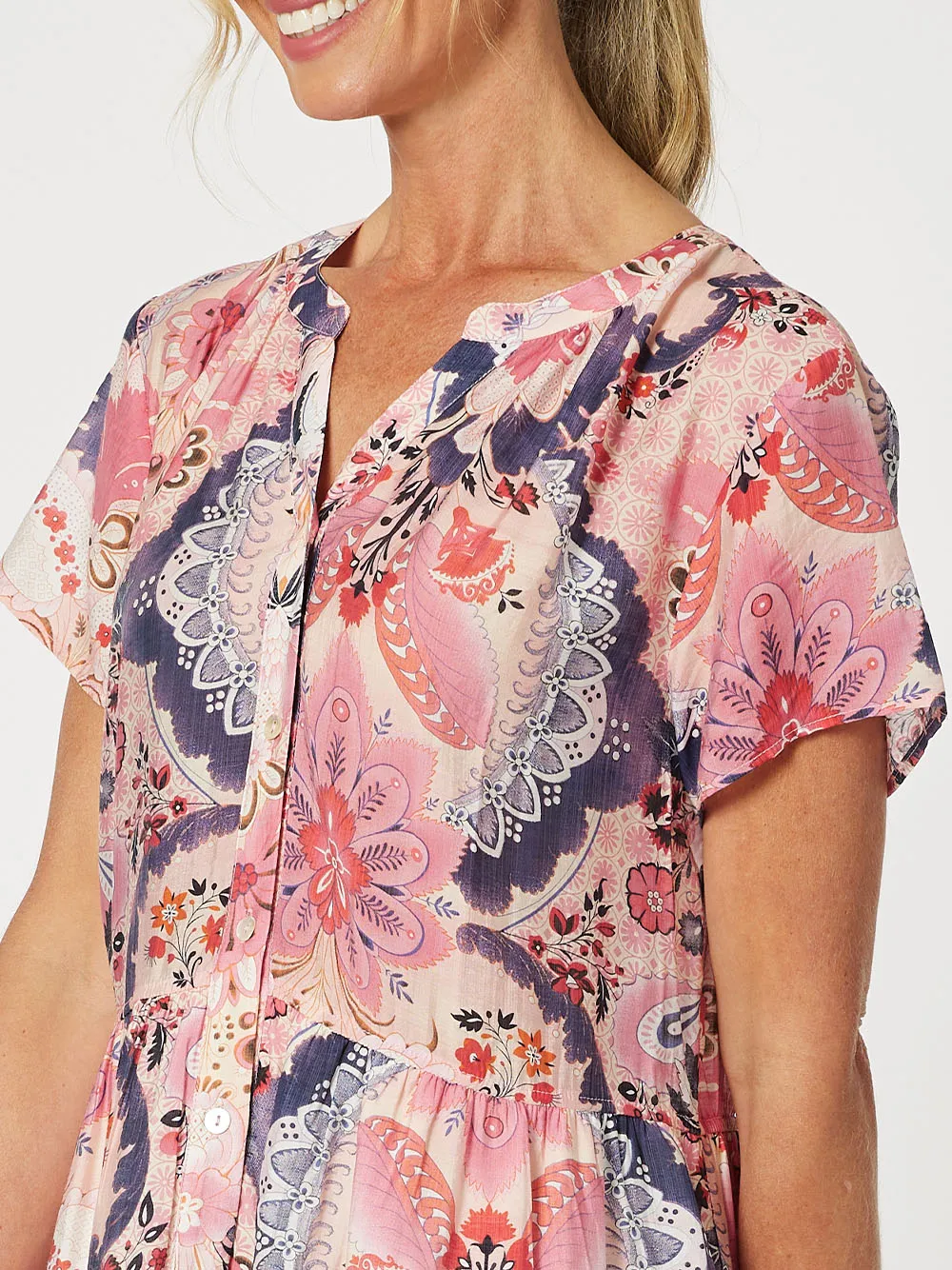 Gordon Smith New Port Dress Coral