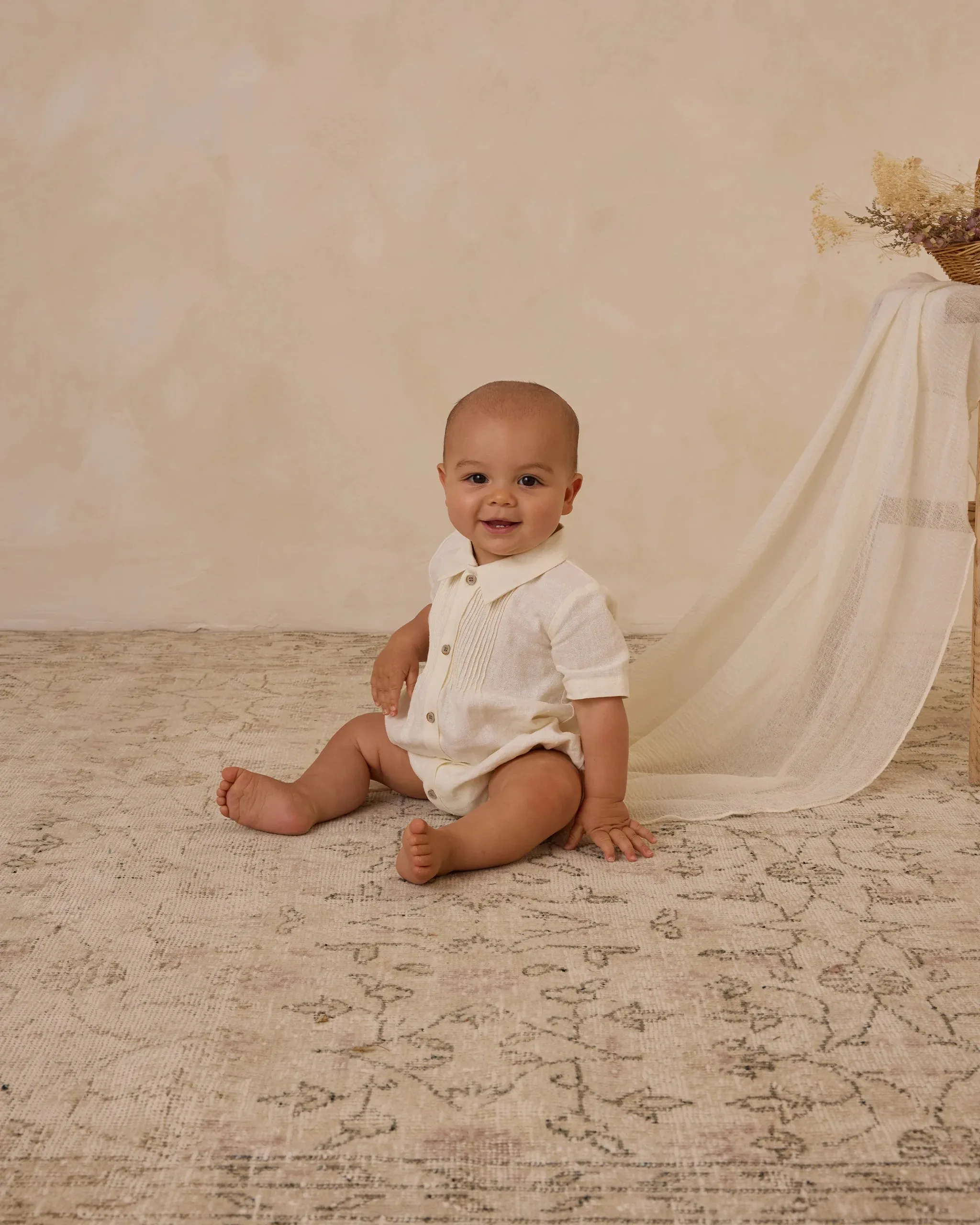 HENRY ROMPER | IVORY