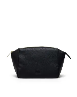 Herschel Milan Small Toiletry Bag Vegan Leather Black