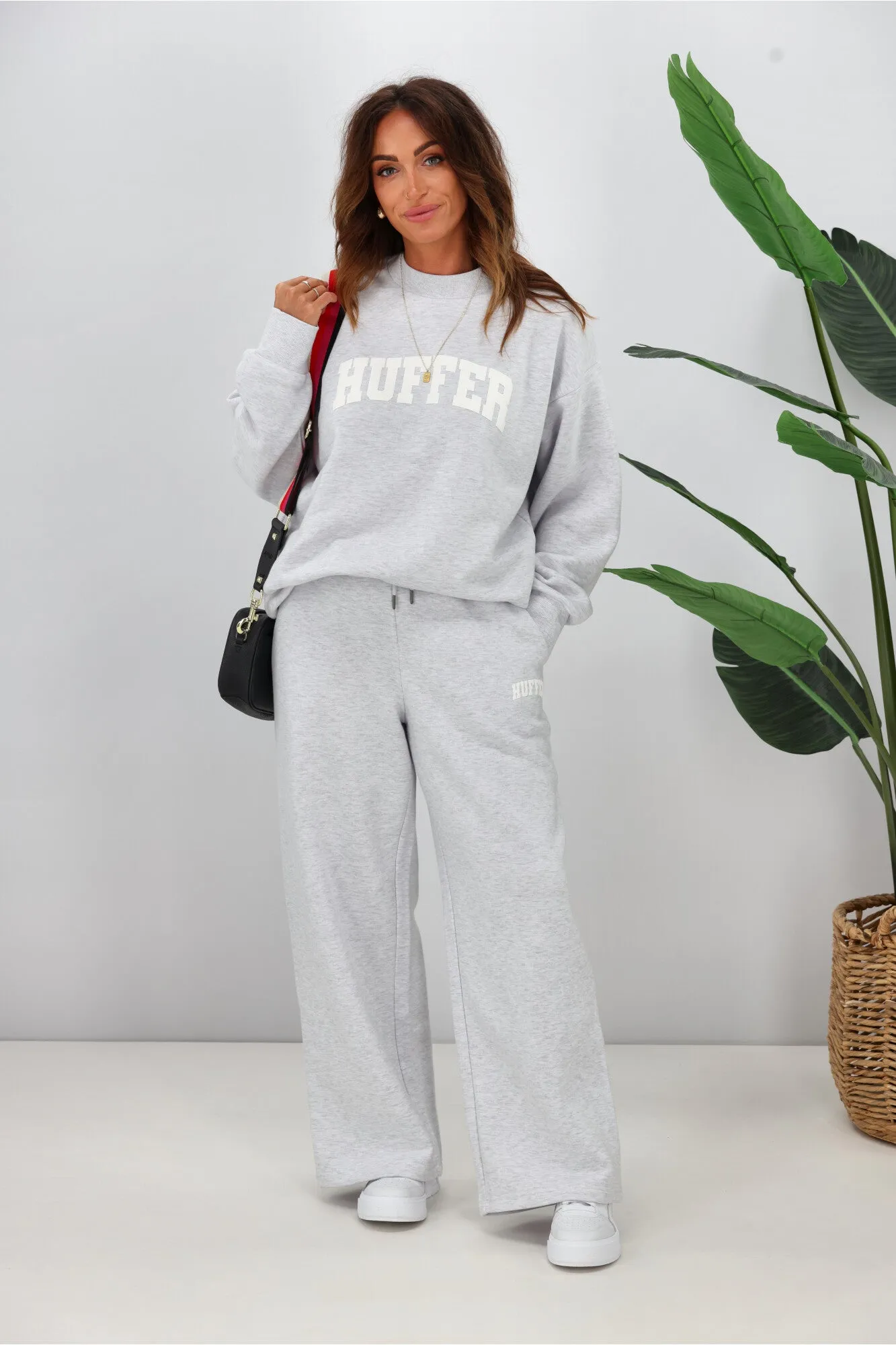 Huffer Easy Trackpant Silver Marle