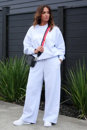 Huffer Easy Trackpant Silver Marle