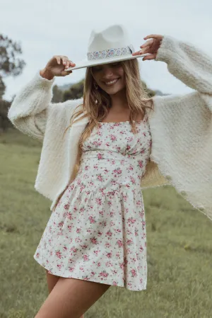 Isobelle Mini Dress - Red Floral
