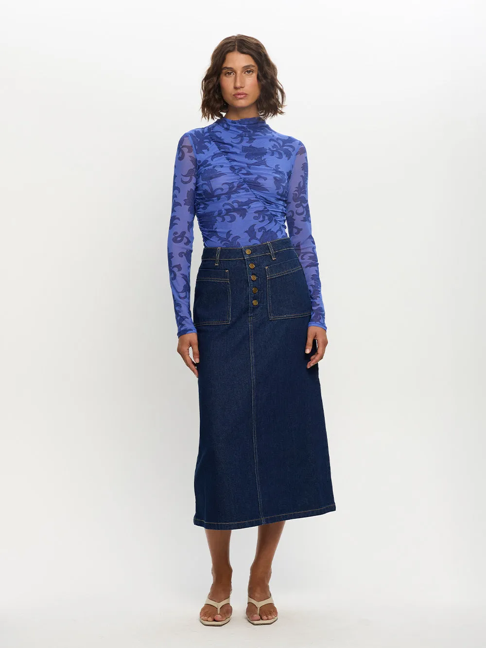 Jamie Mesh Top