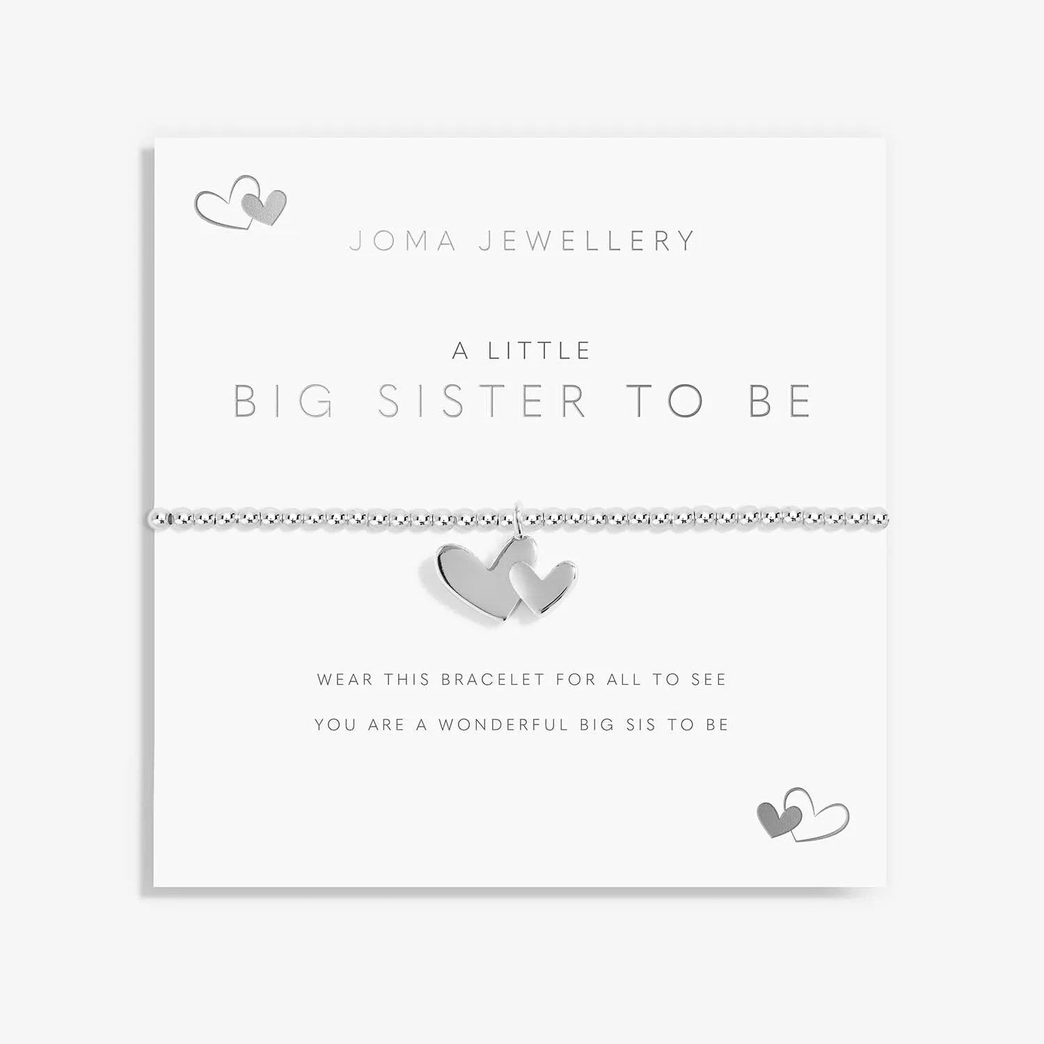 Joma Jewellery Childrens A Little Big Sister To Be! Bracelet