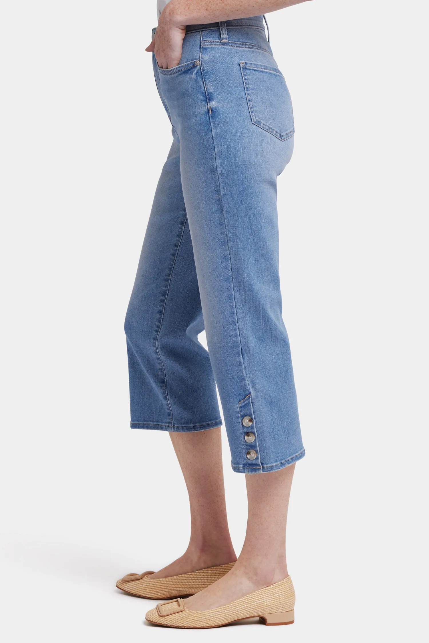Joni Relaxed Capri Jeans - Salamanca Sun