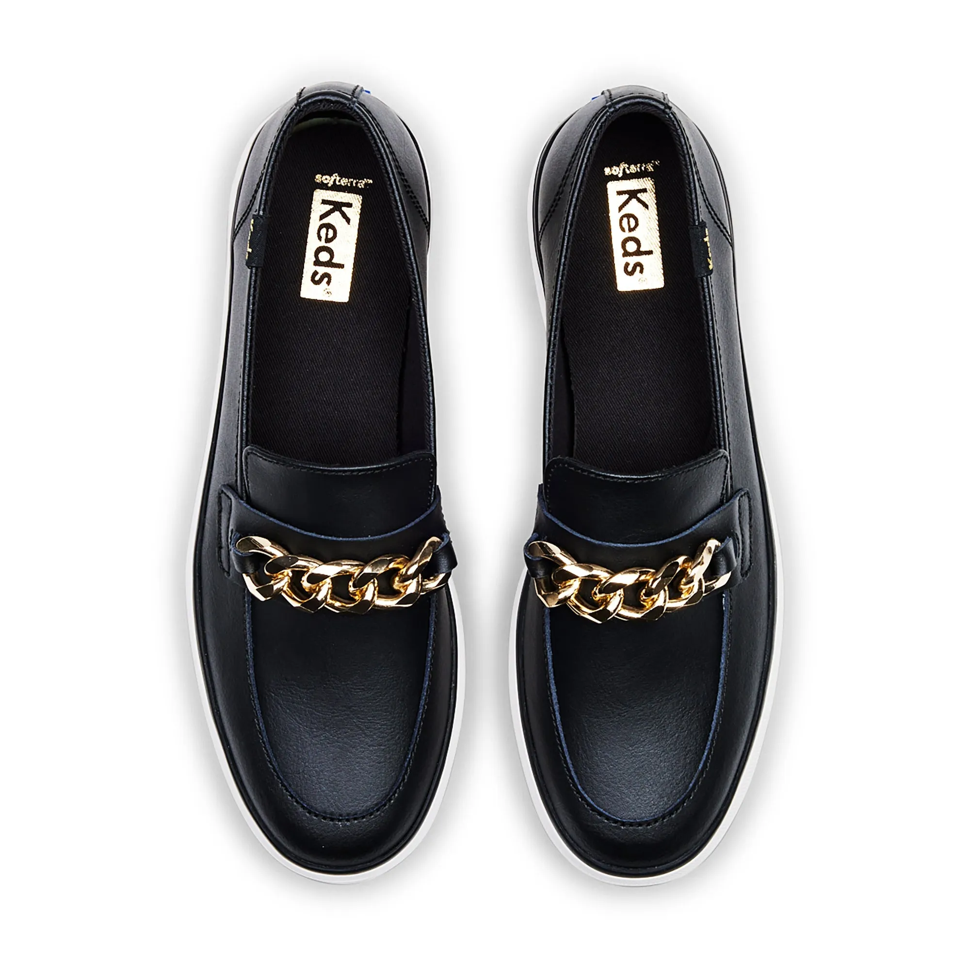 Keds Triple Decker Loafer Lug Black Gold