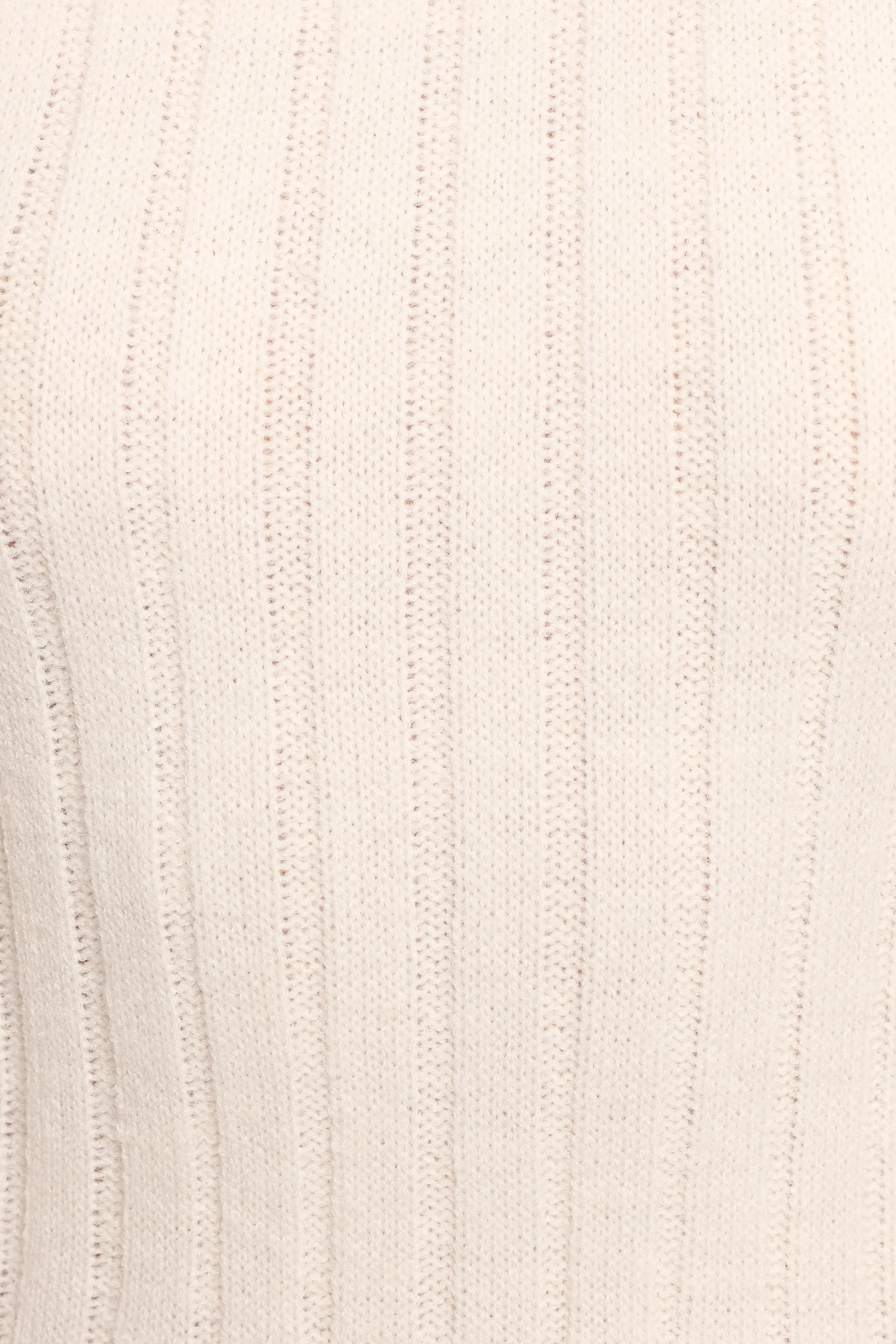 Kellie Knit Midi Dress - White