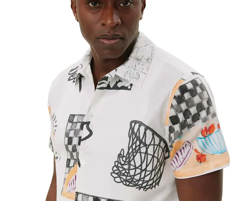 Les Deux Kamar AOP SS Shirt