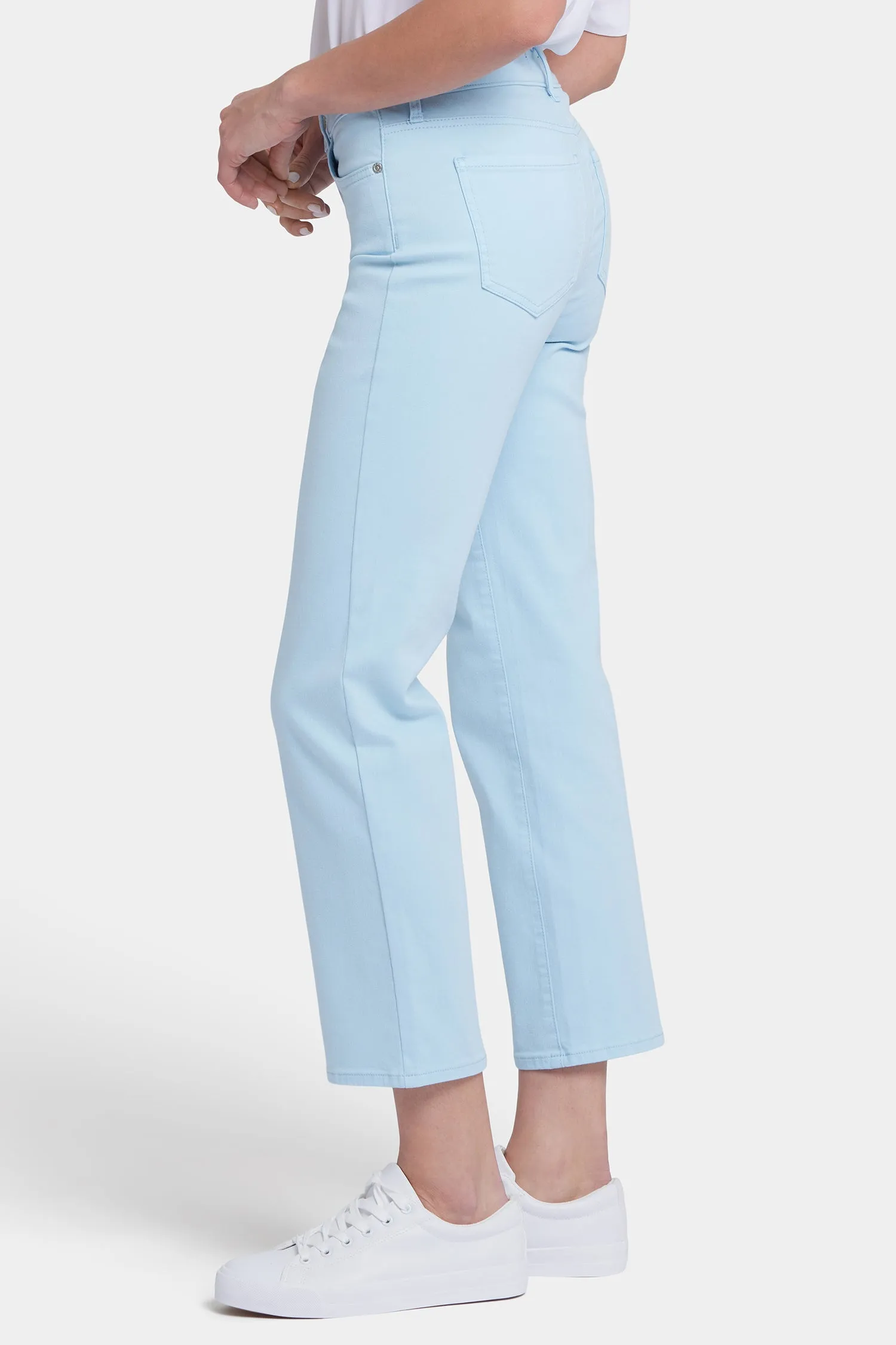 Marilyn Straight Ankle Jeans - Aquatic