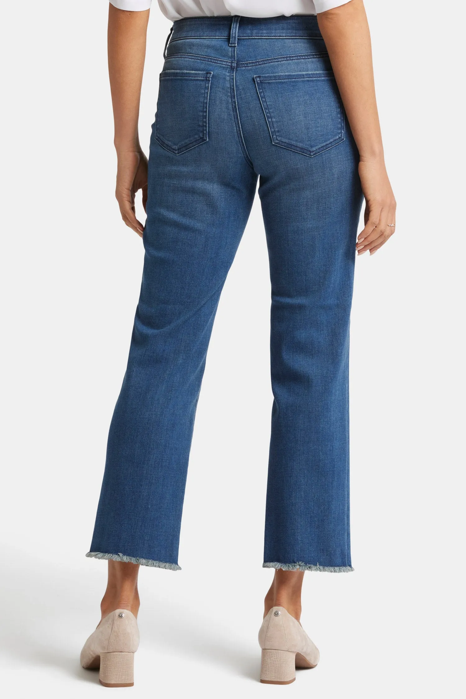 Marilyn Straight Ankle Jeans - Blue Ridge
