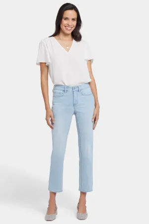 Marilyn Straight Ankle Jeans - Clear Waters