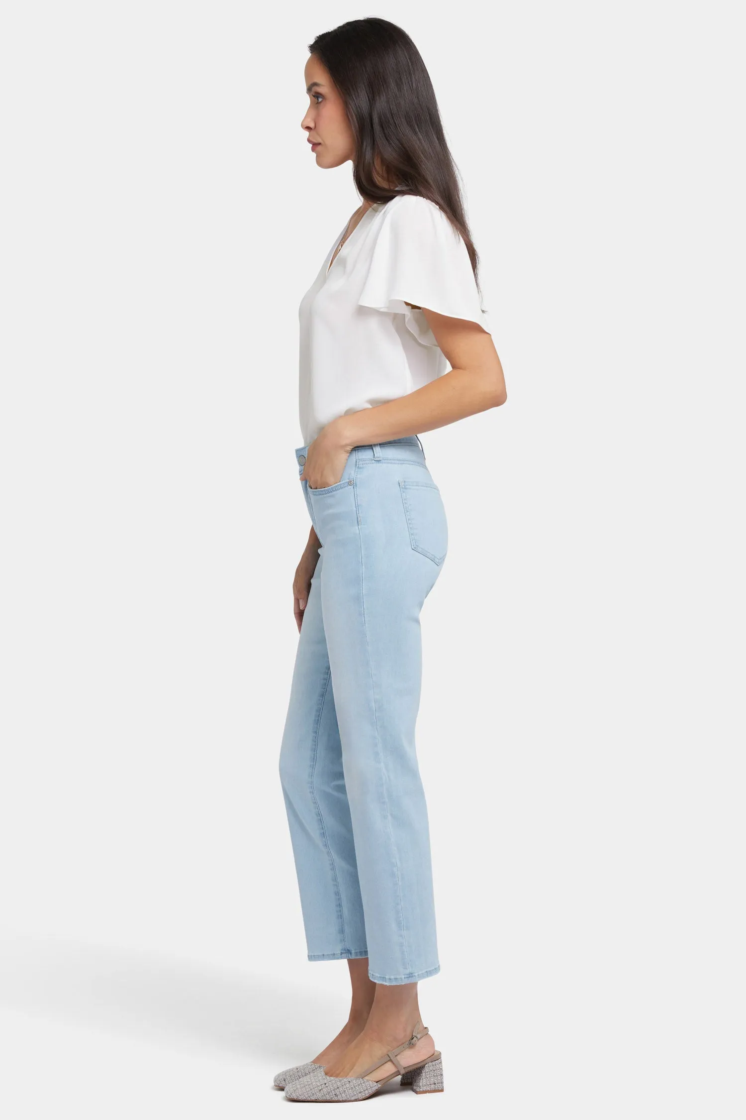 Marilyn Straight Ankle Jeans - Clear Waters