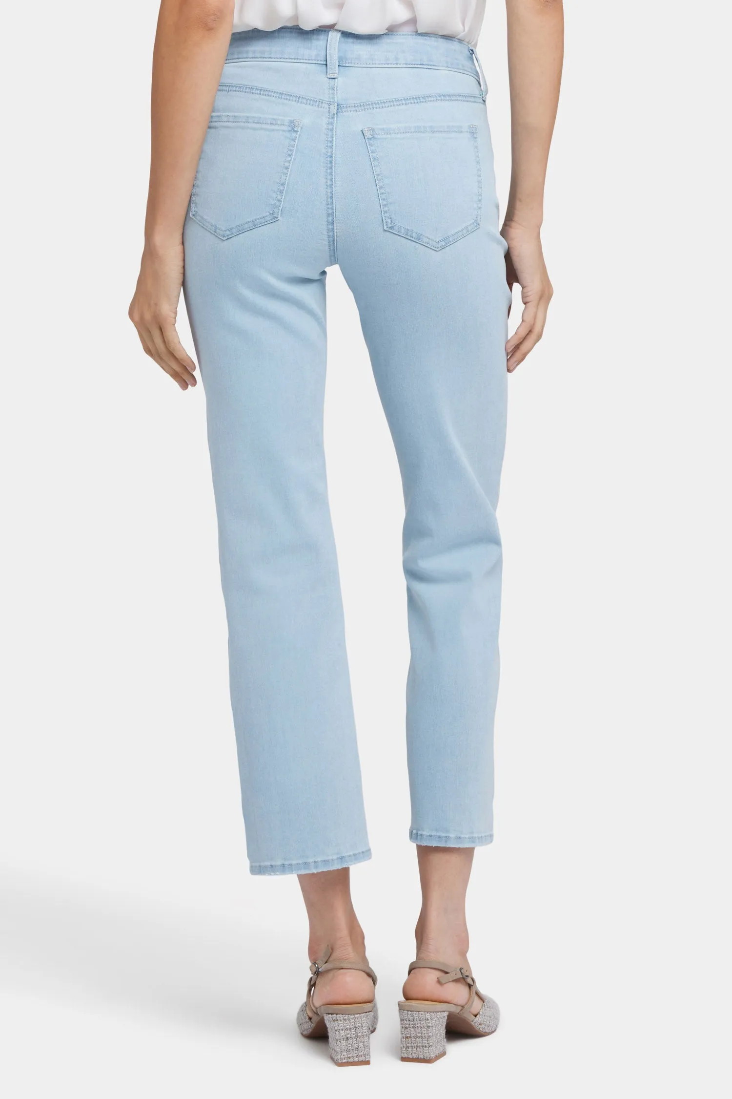 Marilyn Straight Ankle Jeans - Clear Waters