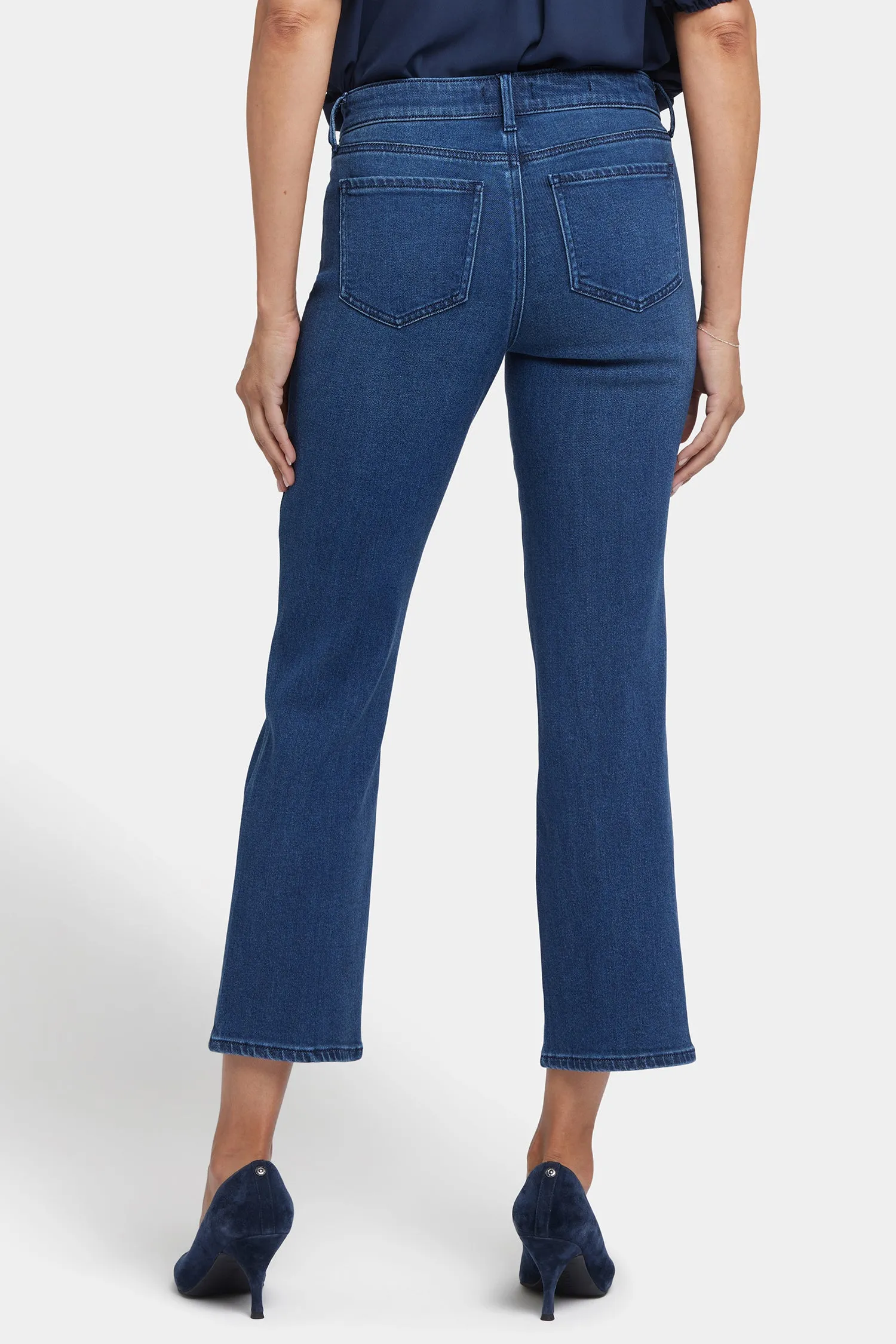 Marilyn Straight Ankle Jeans - Ibiza Blues