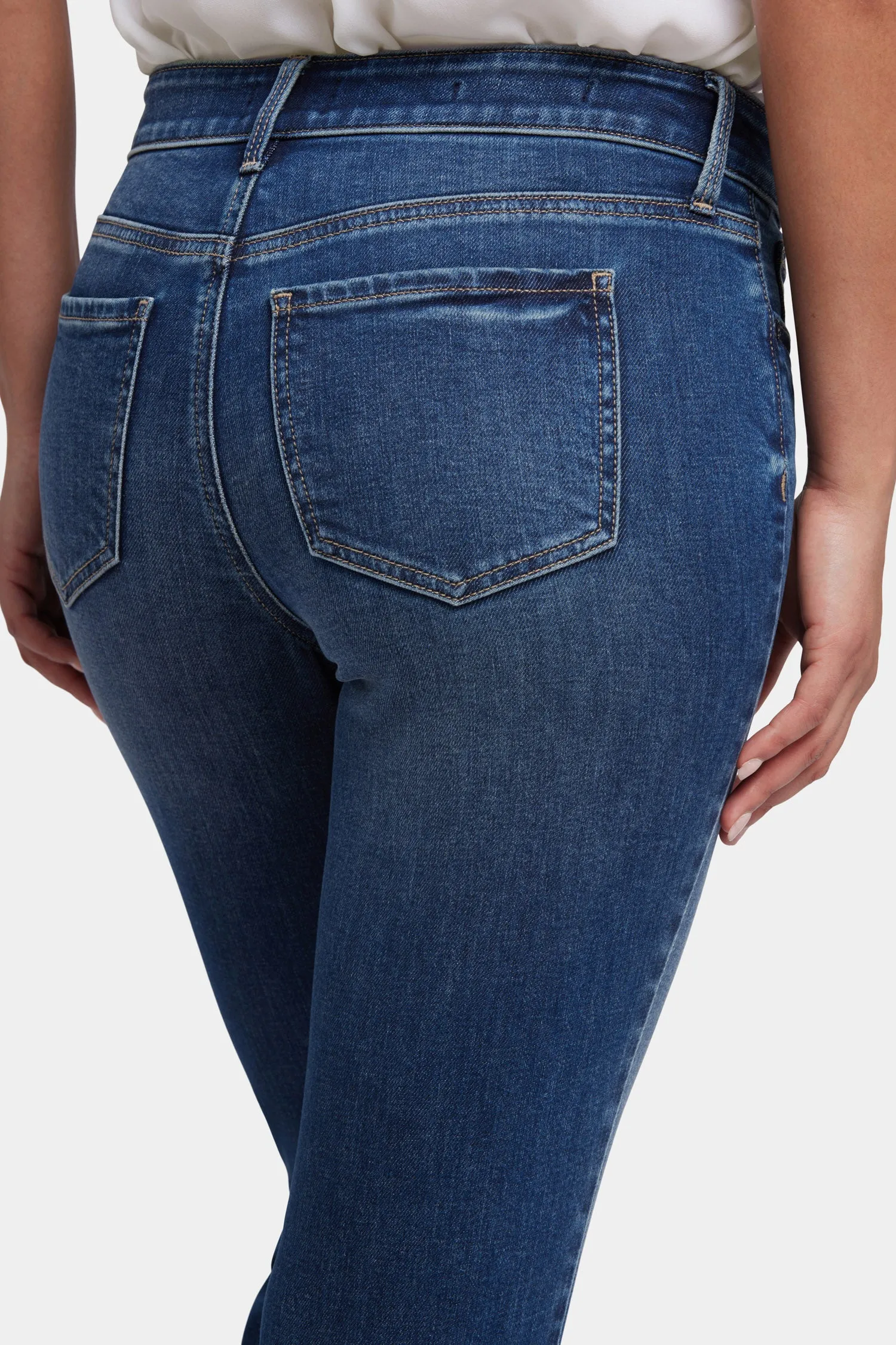 Marilyn Straight Ankle Jeans - Rio Rapids