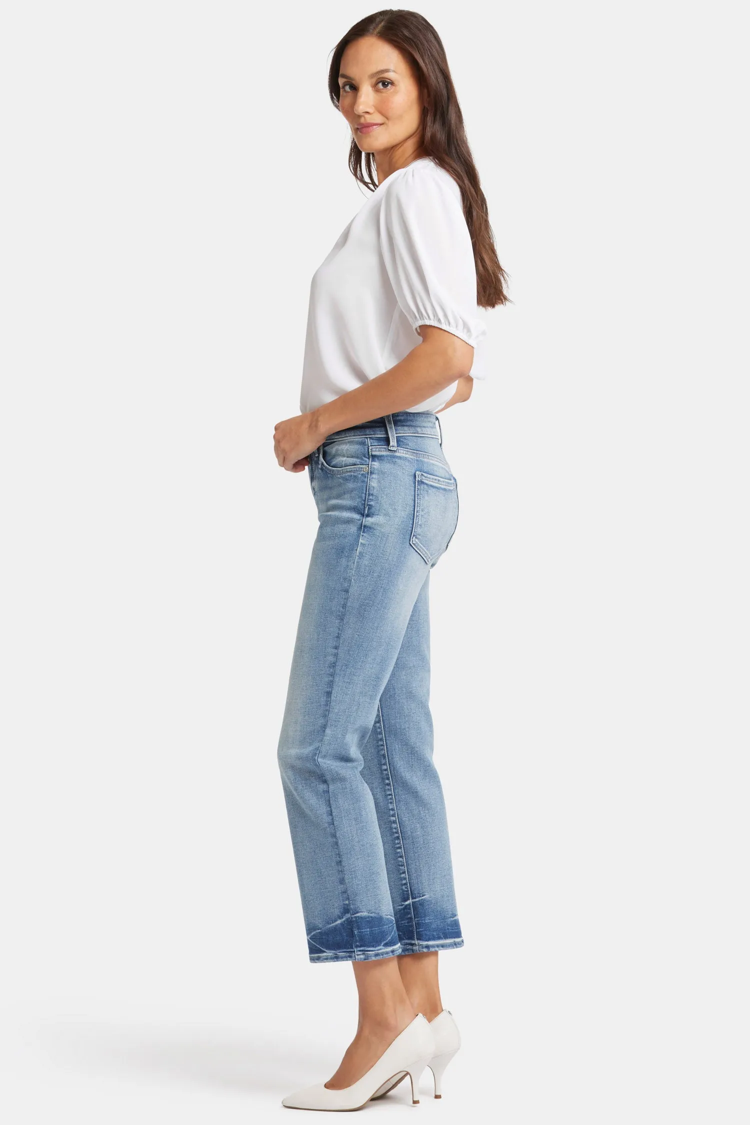 Marilyn Straight Ankle Jeans - Torrent Peak
