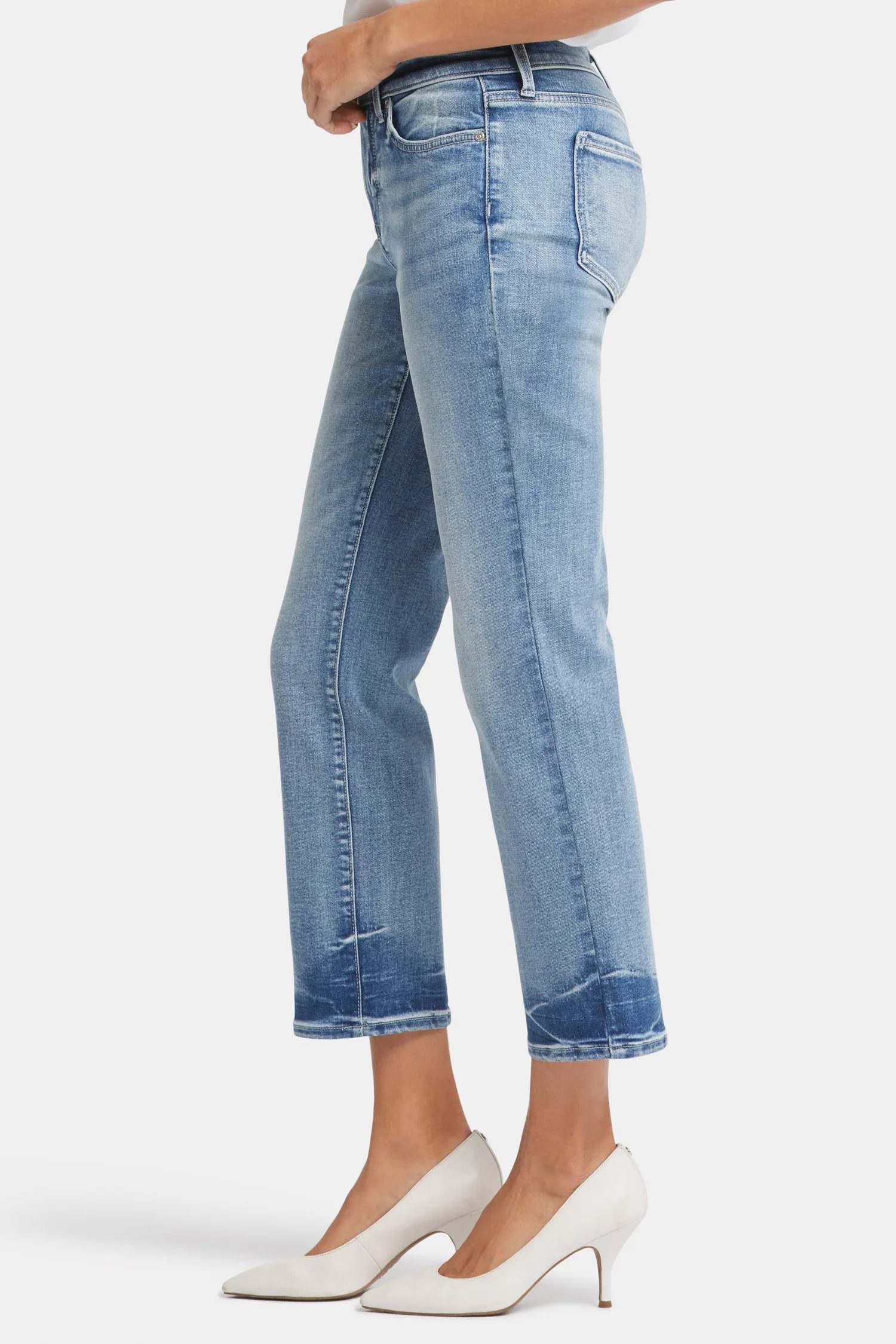 Marilyn Straight Ankle Jeans - Torrent Peak