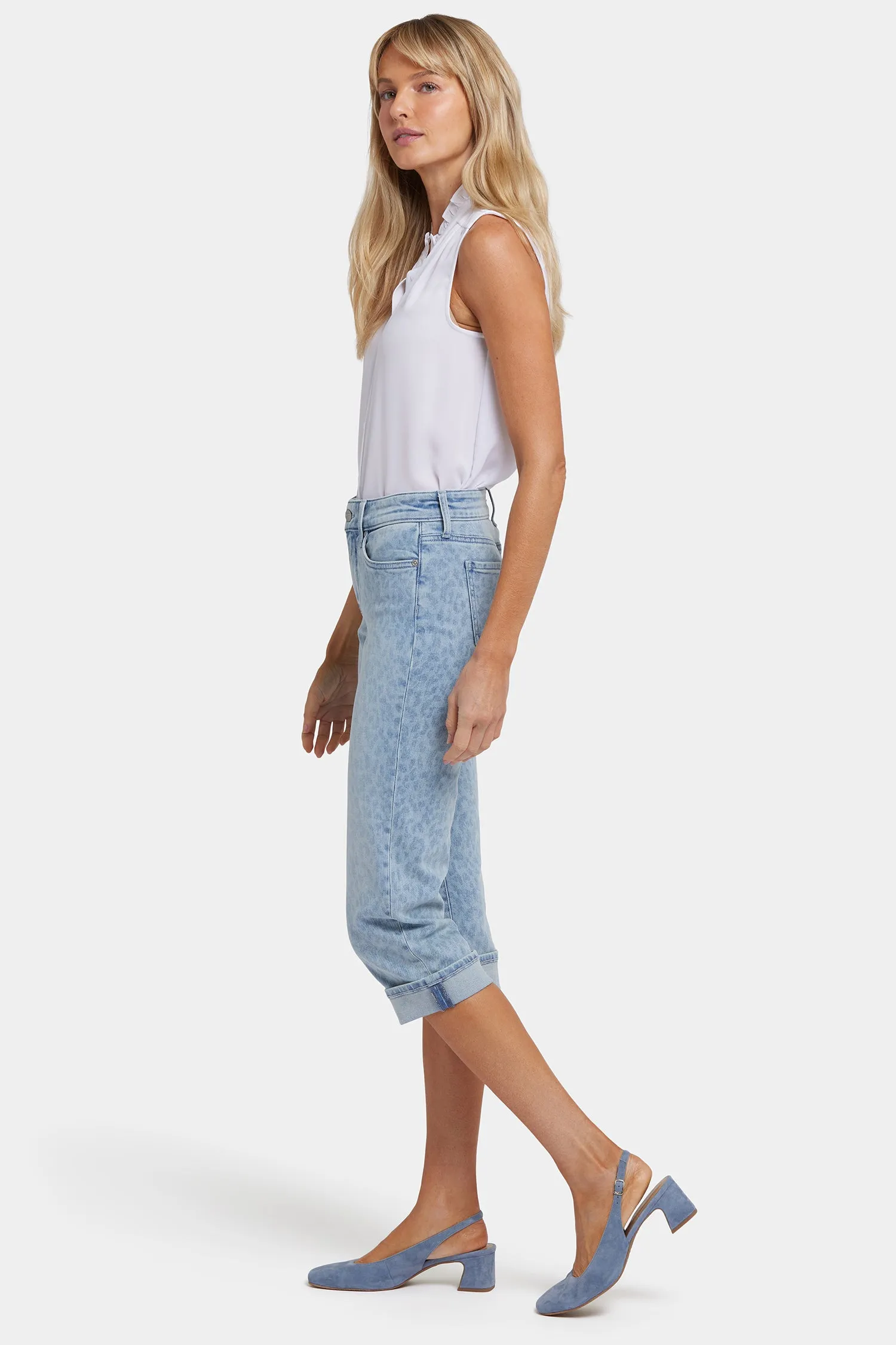 Marilyn Straight Crop Jeans - Alpine Spirit