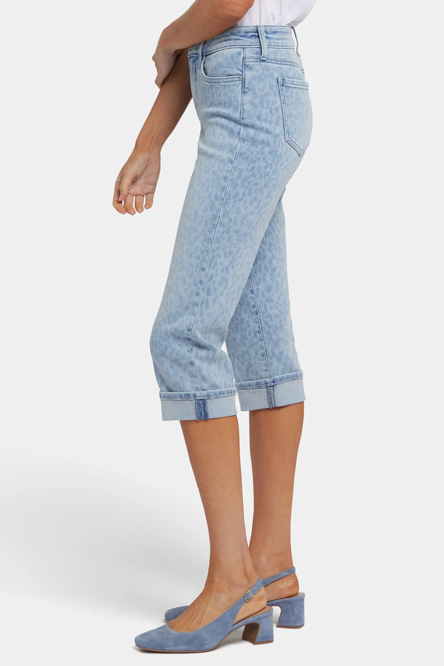 Marilyn Straight Crop Jeans - Alpine Spirit