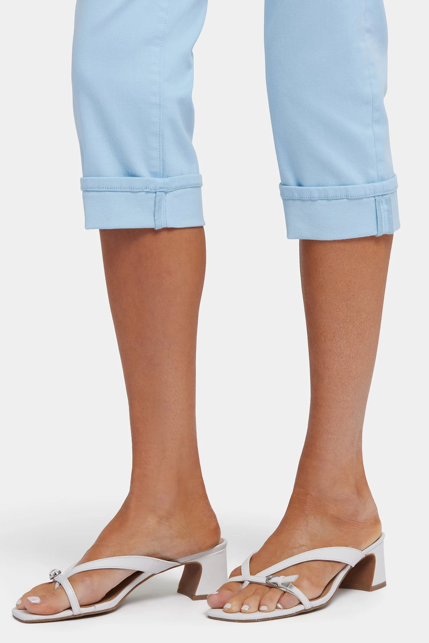 Marilyn Straight Crop Jeans - Aquatic