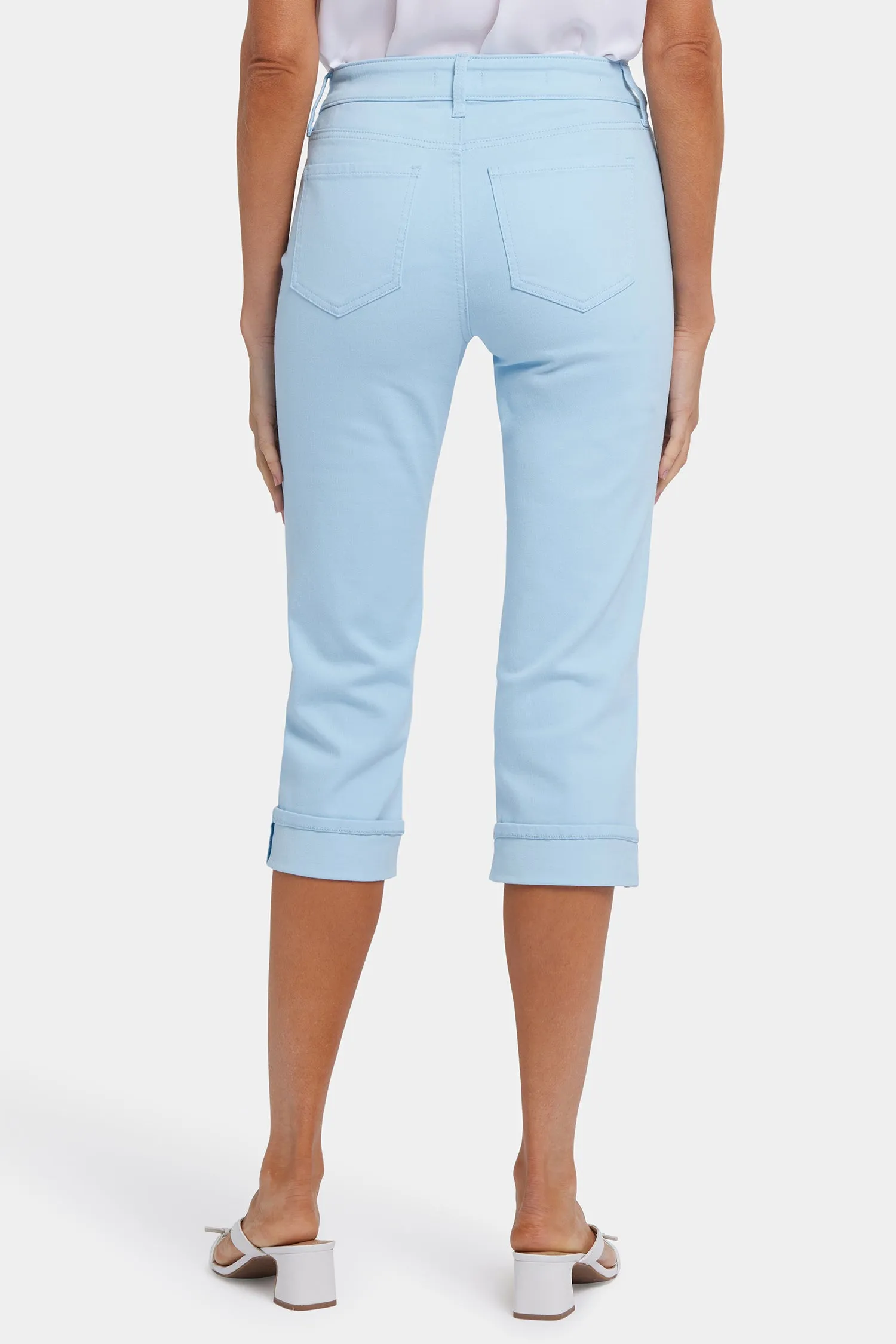Marilyn Straight Crop Jeans - Aquatic