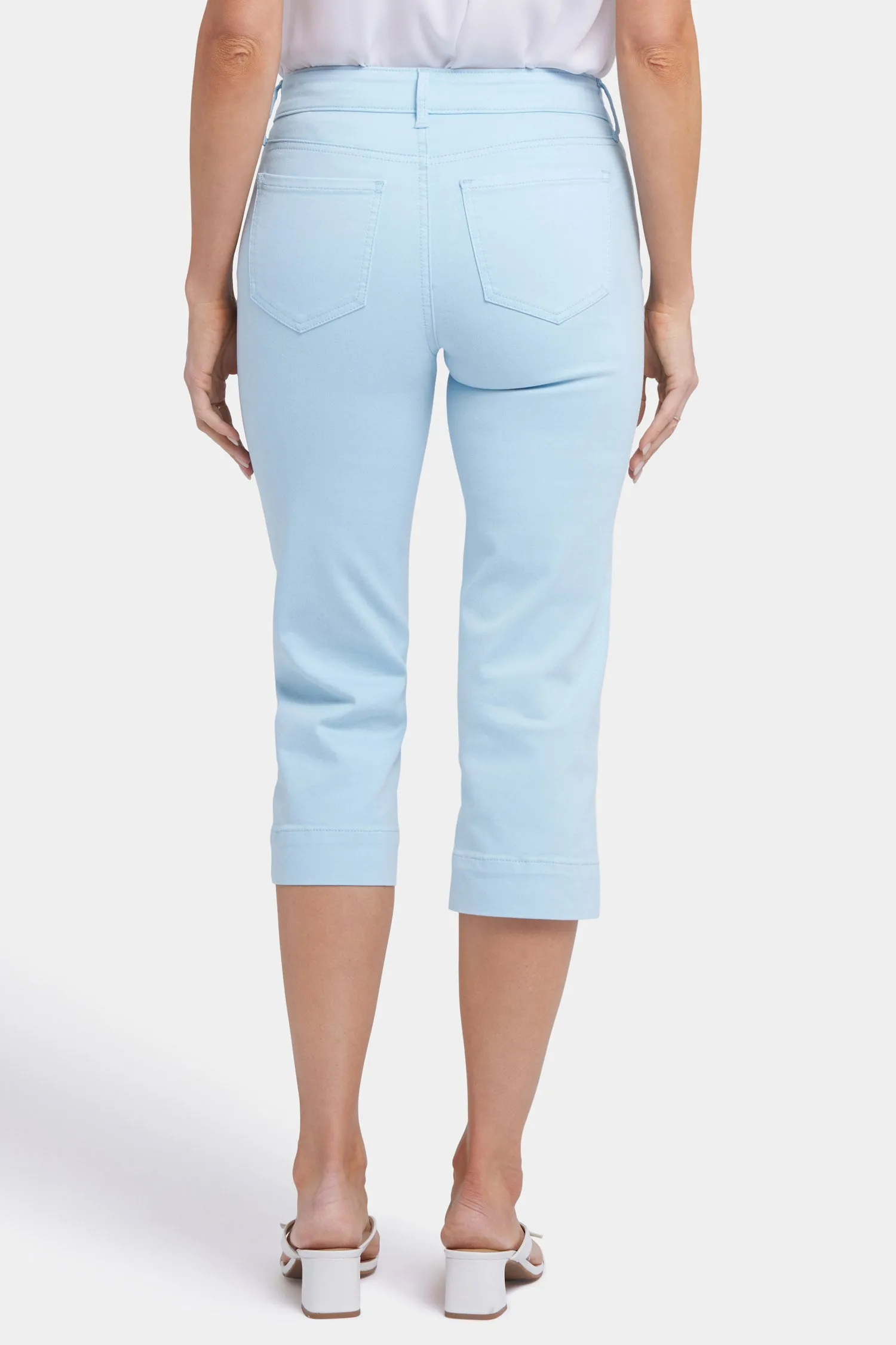 Marilyn Straight Crop Jeans - Aquatic