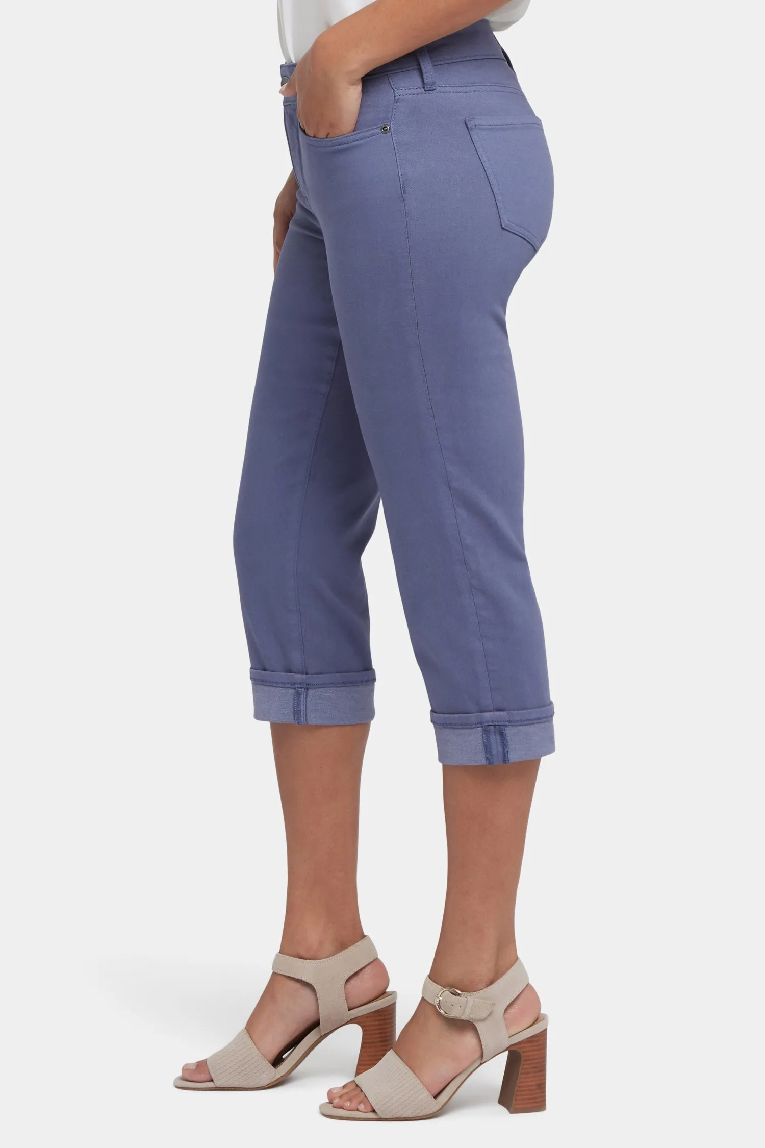 Marilyn Straight Crop Jeans - Cascade Lake