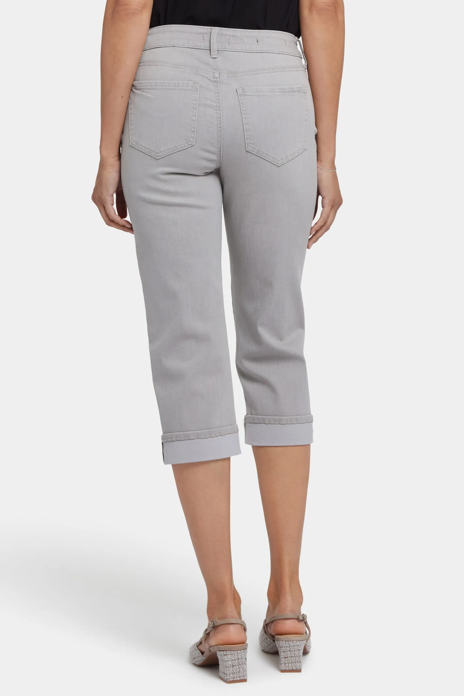 Marilyn Straight Crop Jeans - Grenada Mist