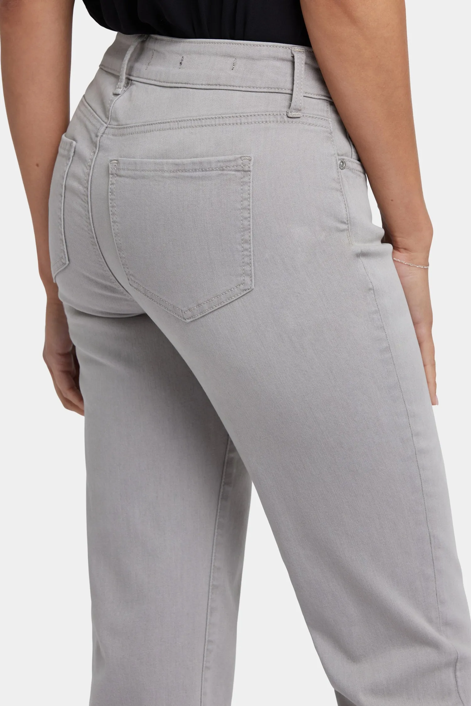 Marilyn Straight Crop Jeans - Grenada Mist