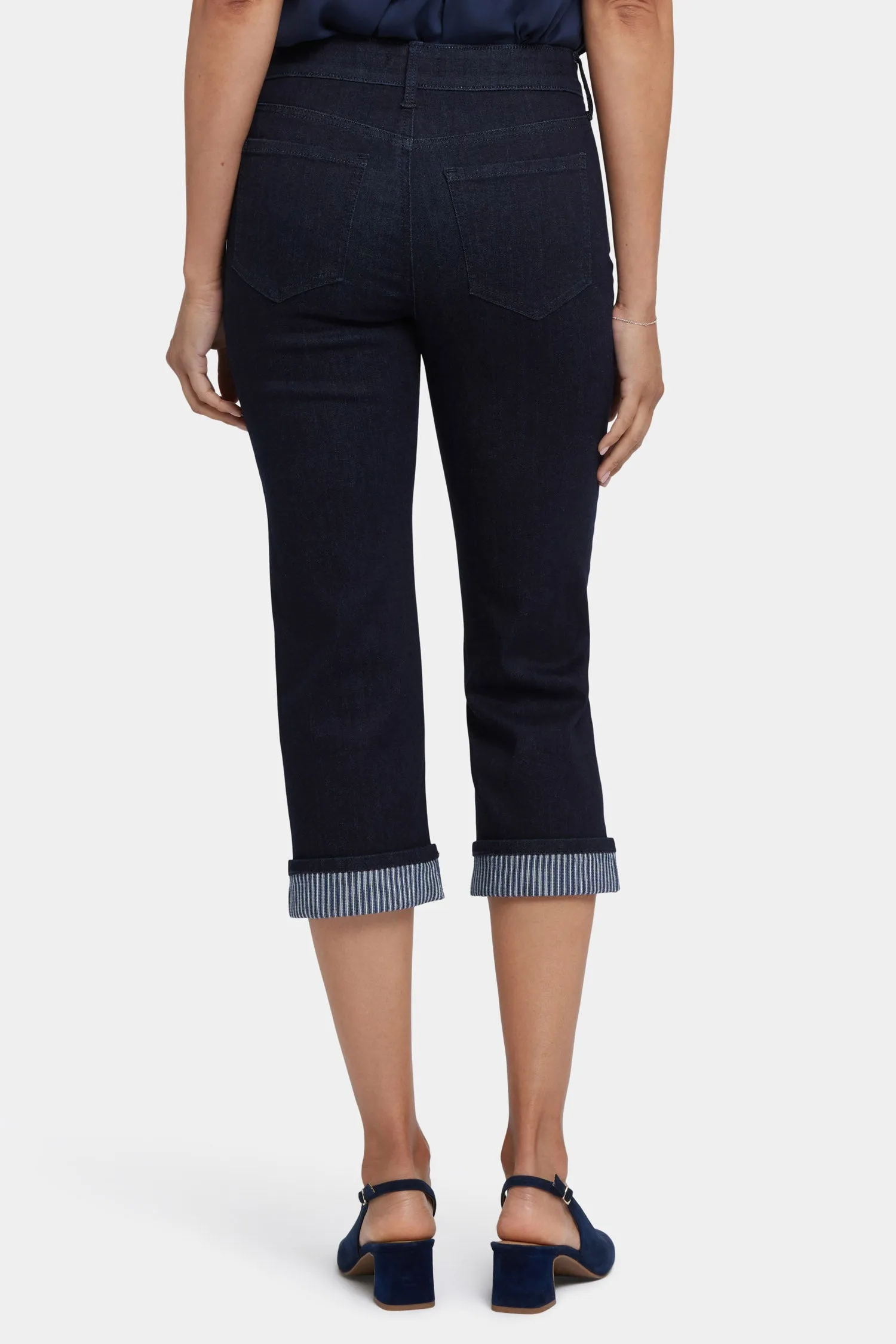 Marilyn Straight Crop Jeans - Rinse