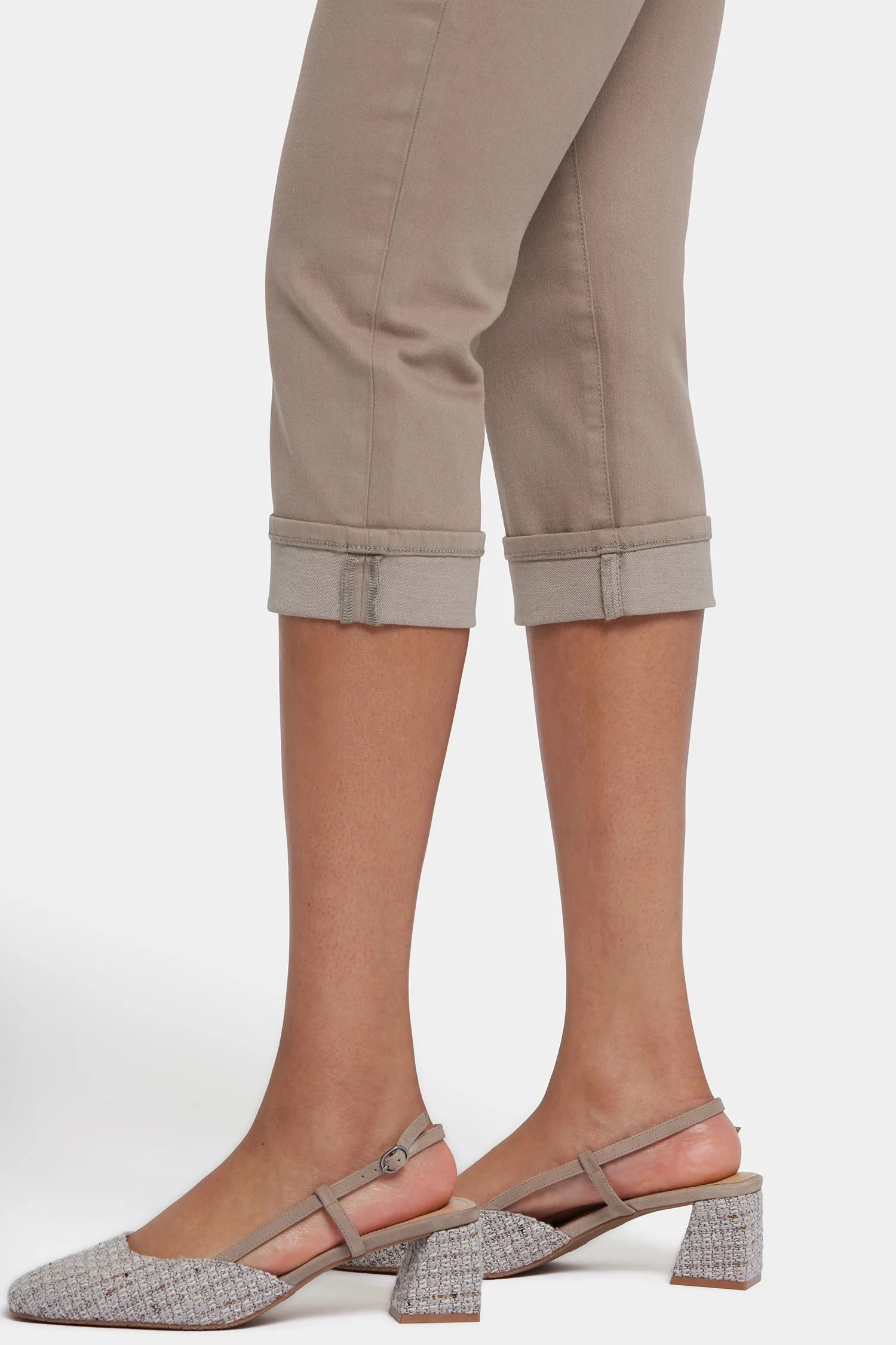 Marilyn Straight Crop Jeans - Saddlewood