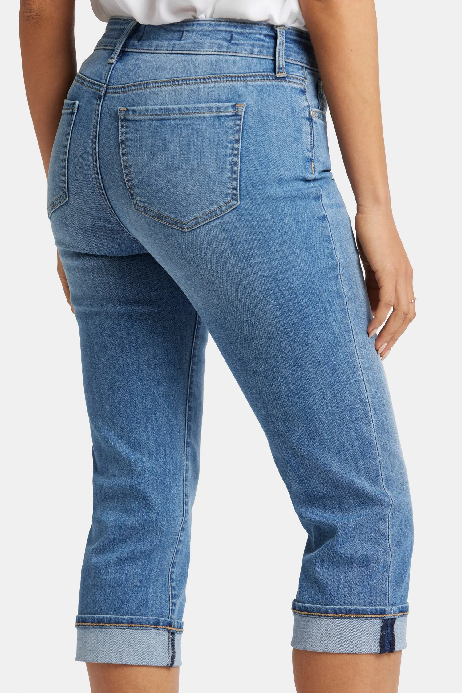 Marilyn Straight Crop Jeans - Water Canyon