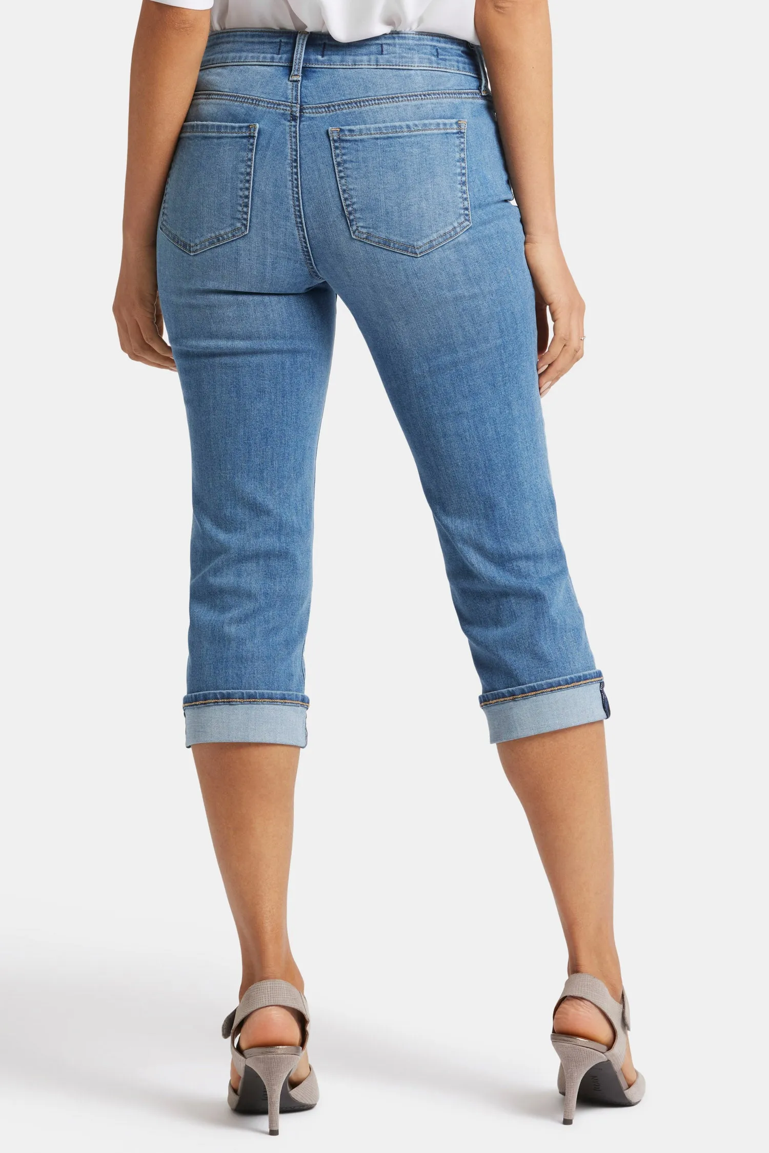 Marilyn Straight Crop Jeans - Water Canyon