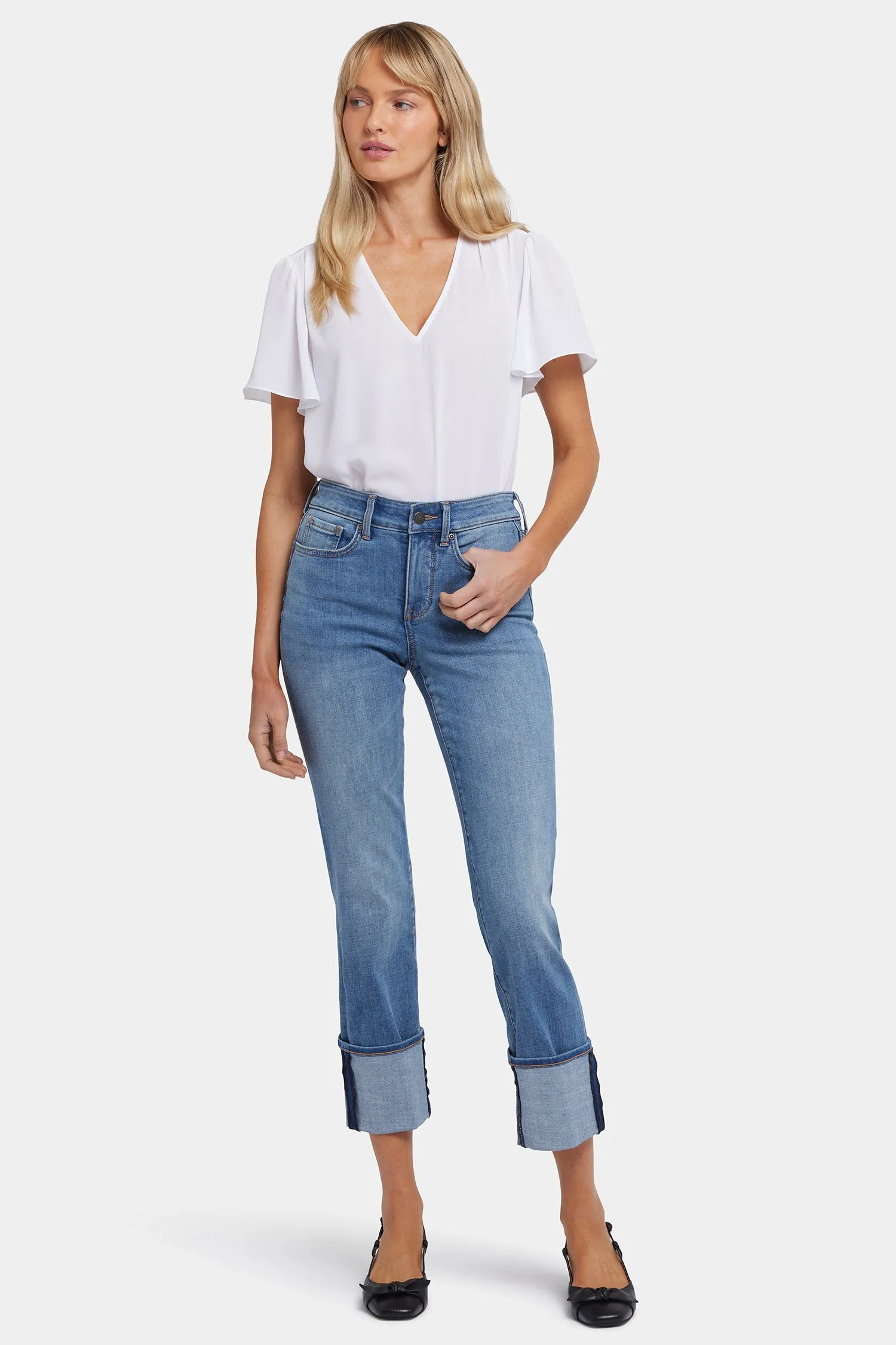 Marilyn Straight Jeans - Barcelona Breeze