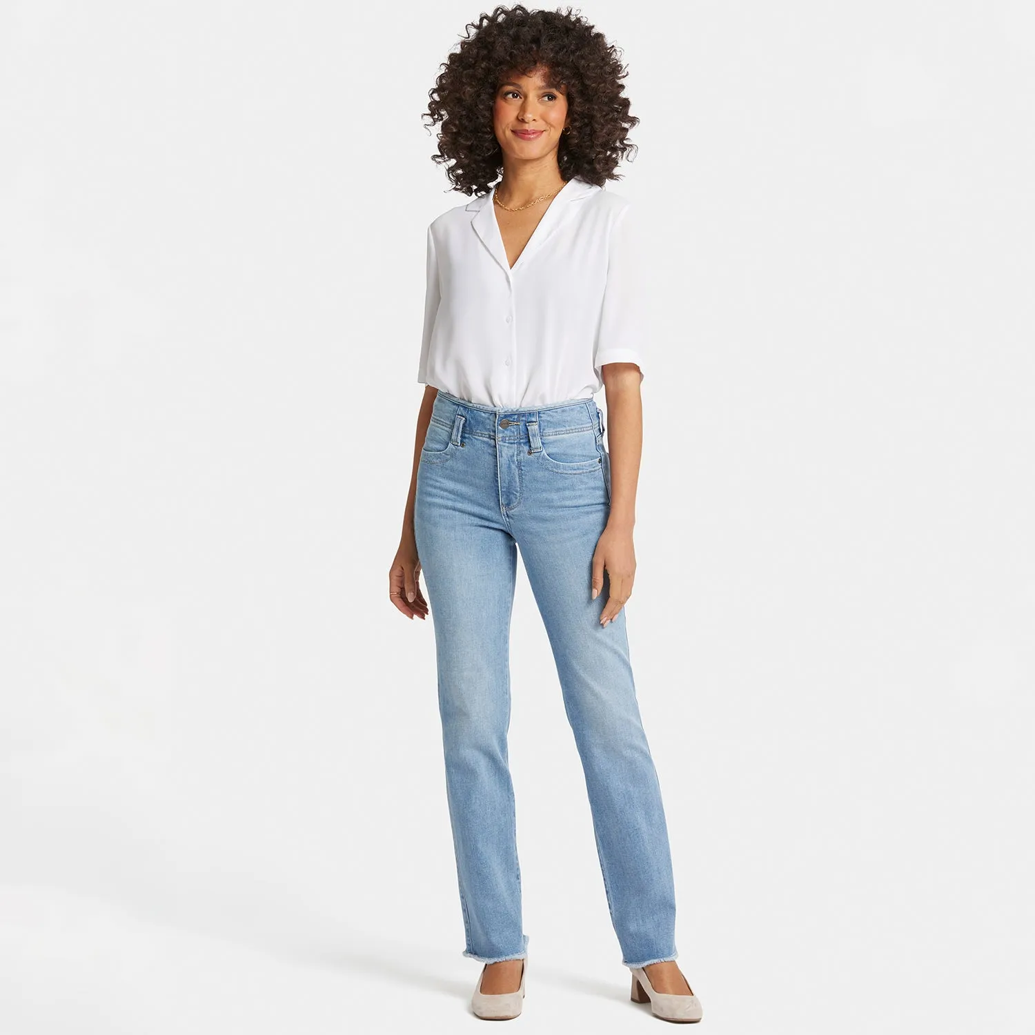 Marilyn Straight Jeans - Blue Valley