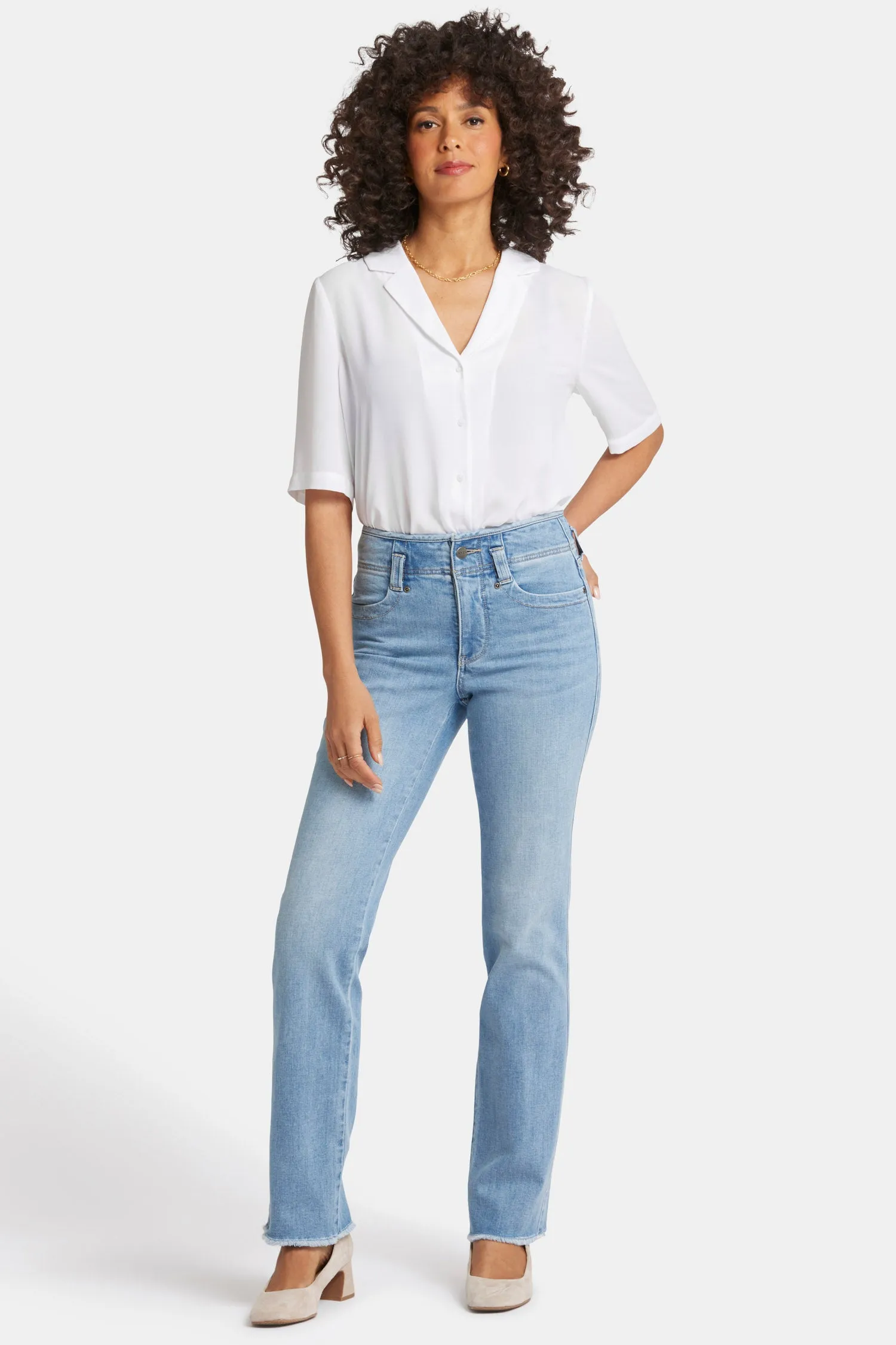 Marilyn Straight Jeans - Blue Valley