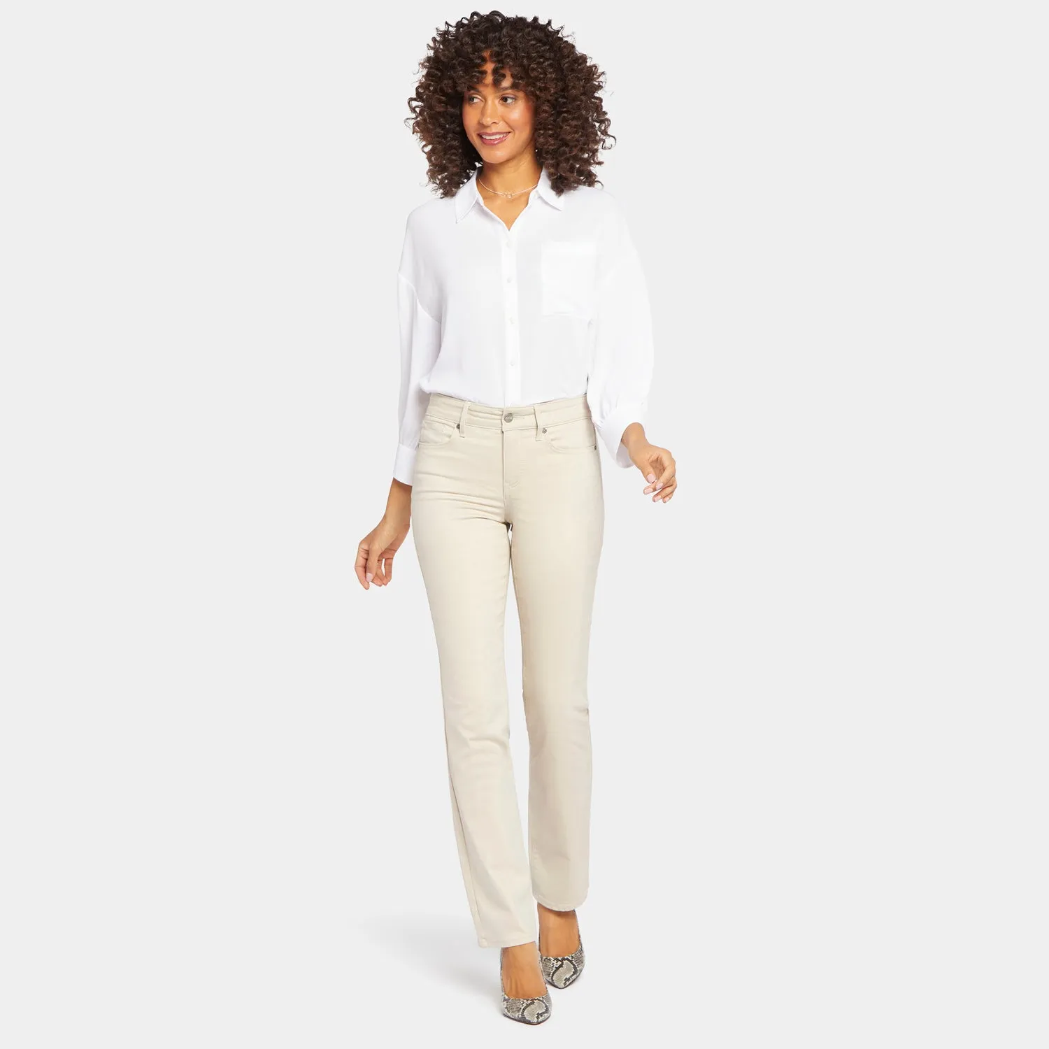 Marilyn Straight Jeans - Feather