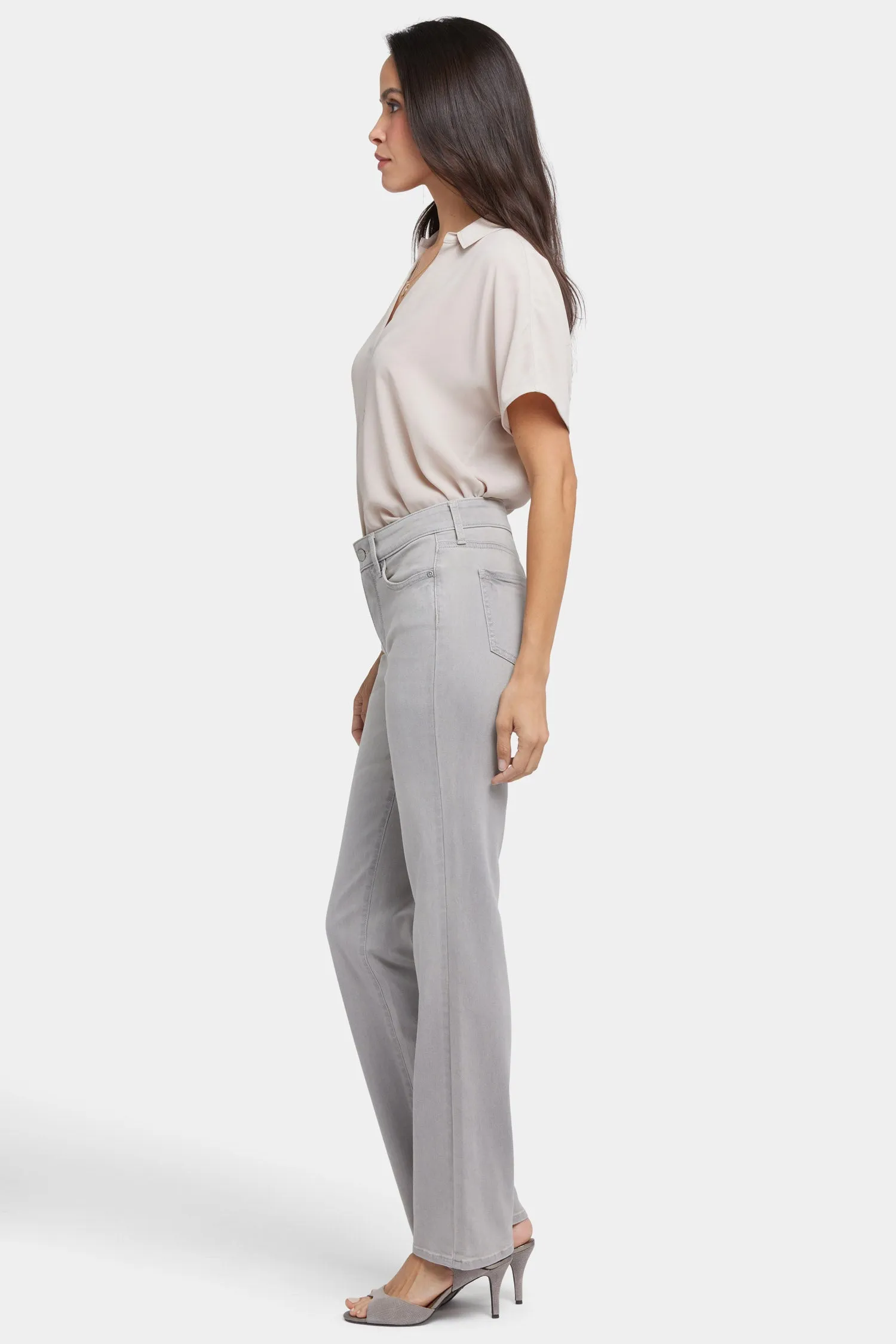 Marilyn Straight Jeans - Grenada Mist