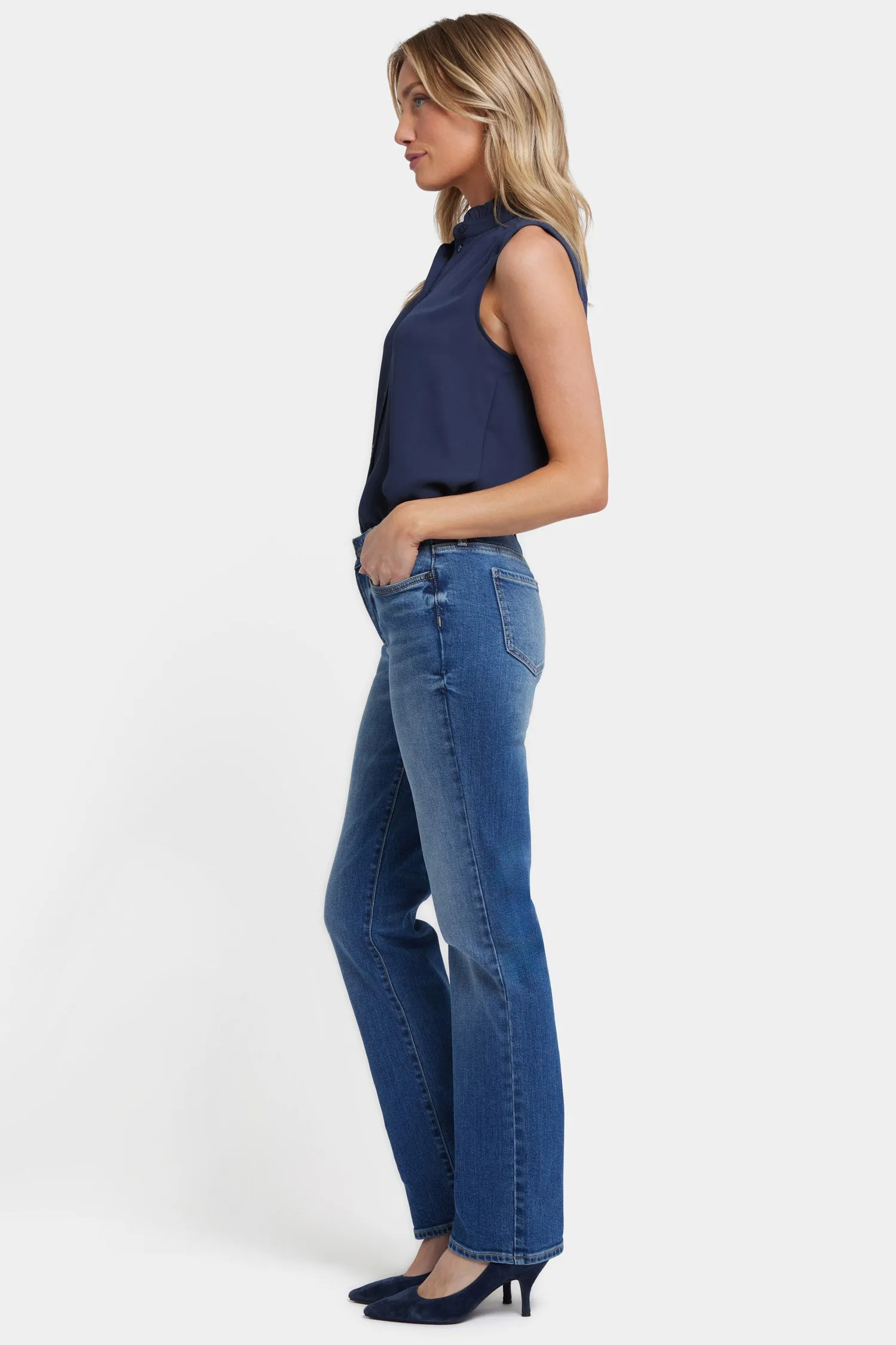Marilyn Straight Jeans - Picasso Lake