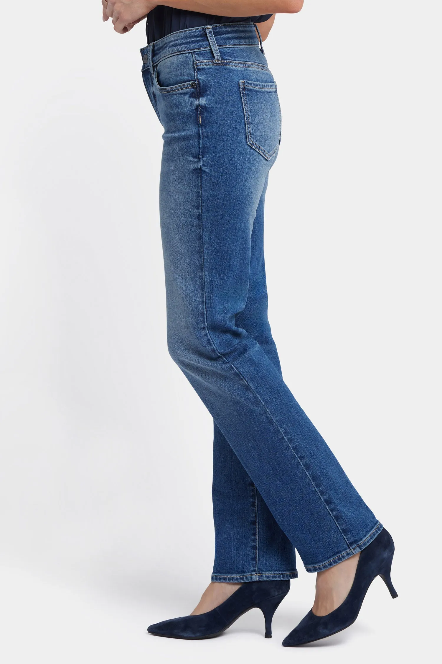Marilyn Straight Jeans - Picasso Lake