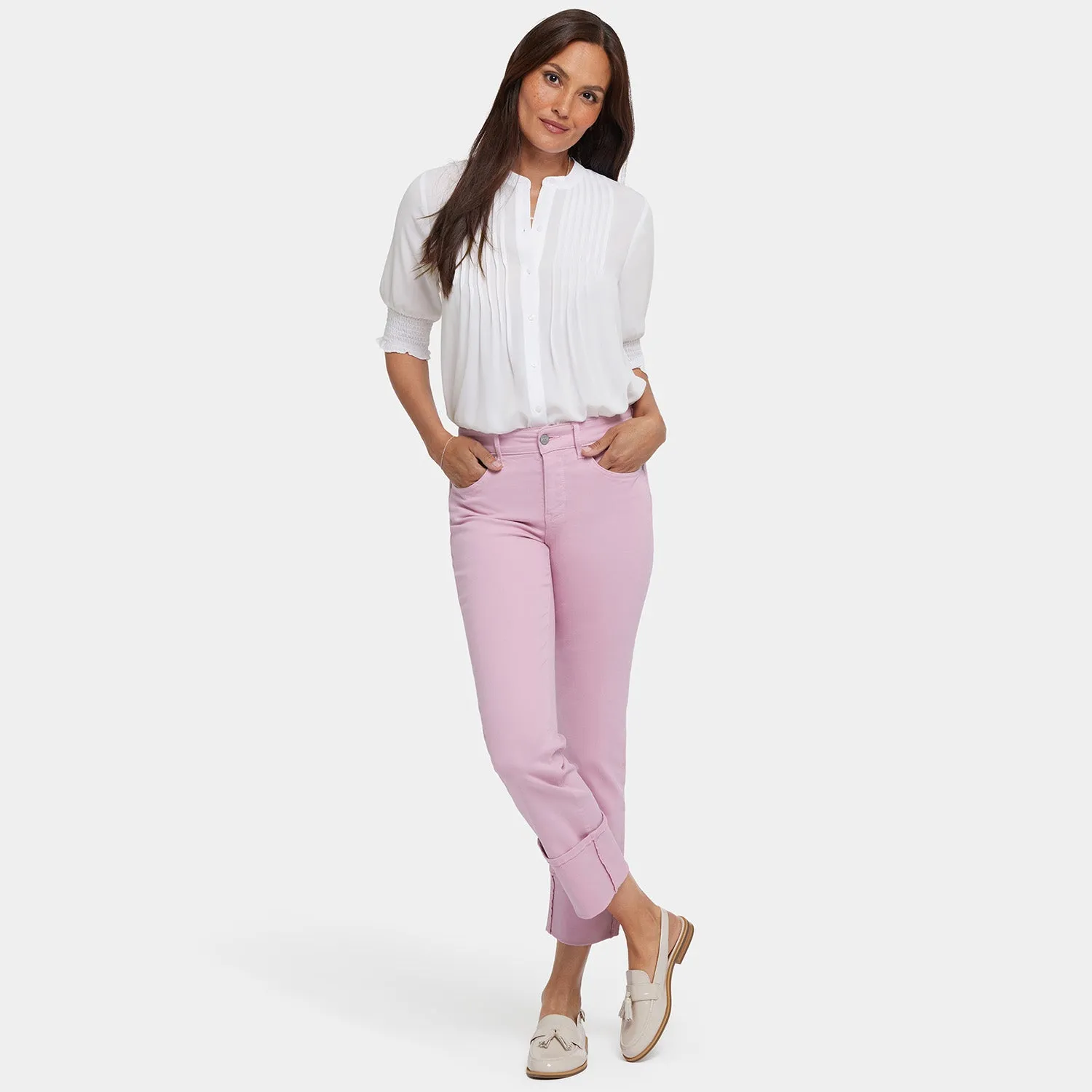 Marilyn Straight Jeans - Pink Nectar
