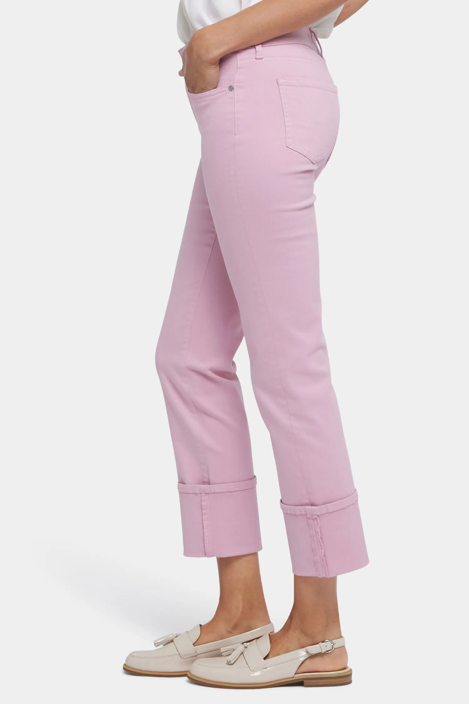 Marilyn Straight Jeans - Pink Nectar