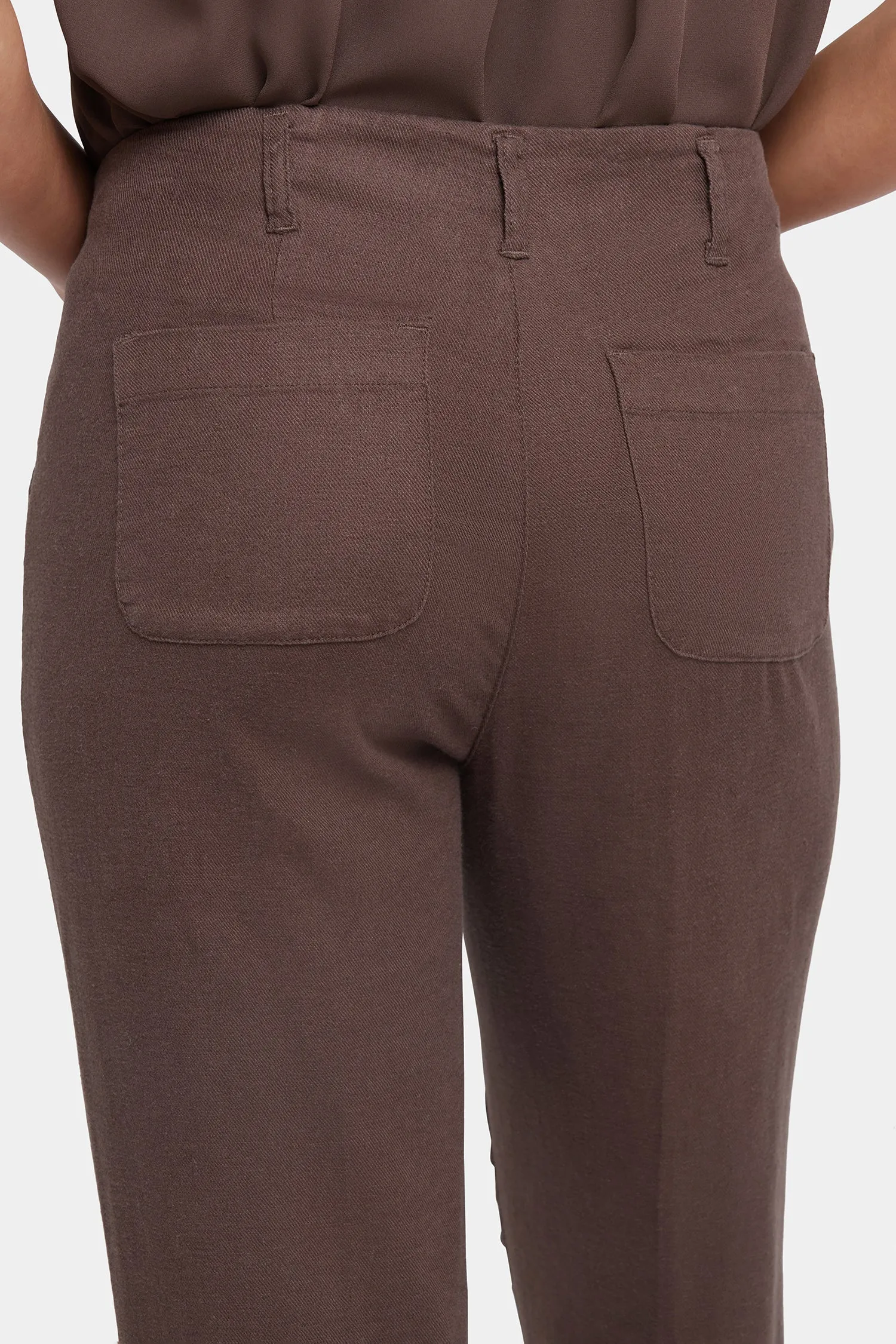 Marilyn Straight Pants - Coffee Bean
