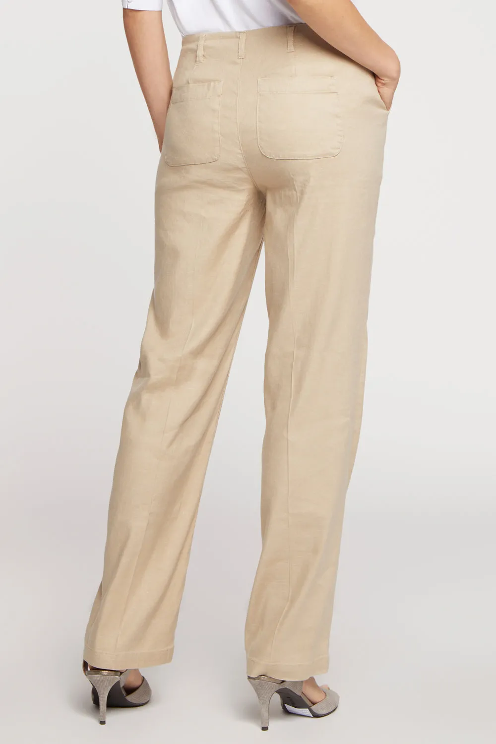 Marilyn Straight Pants - Feather