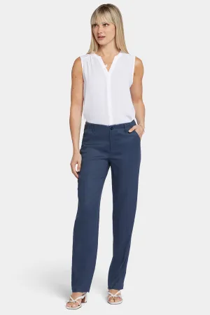 Marilyn Straight Pants - Oxford Navy