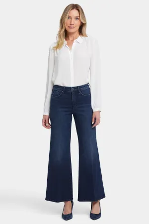 Mia Palazzo Ankle Jeans - Basin