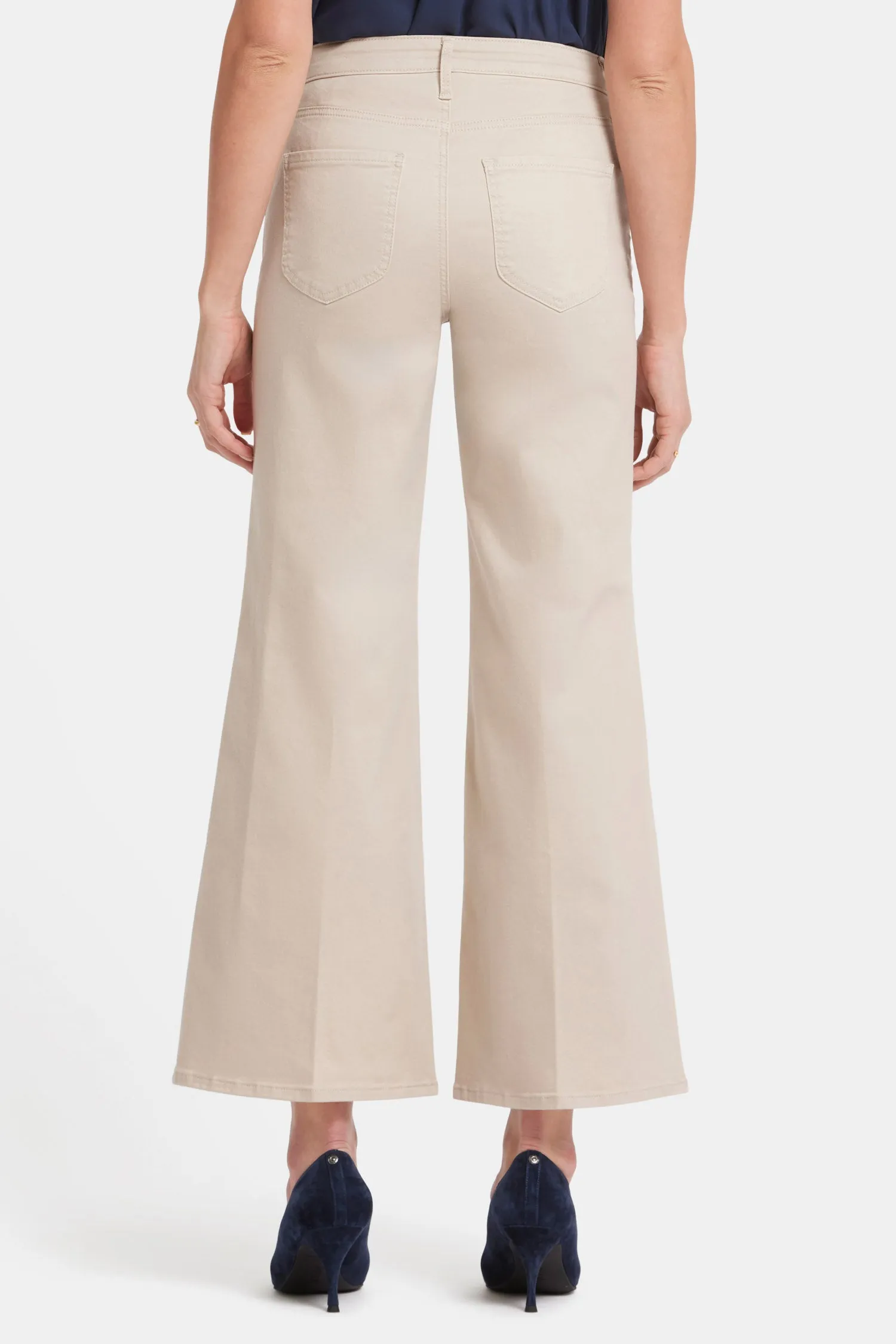 Mia Palazzo Ankle Jeans - Feather